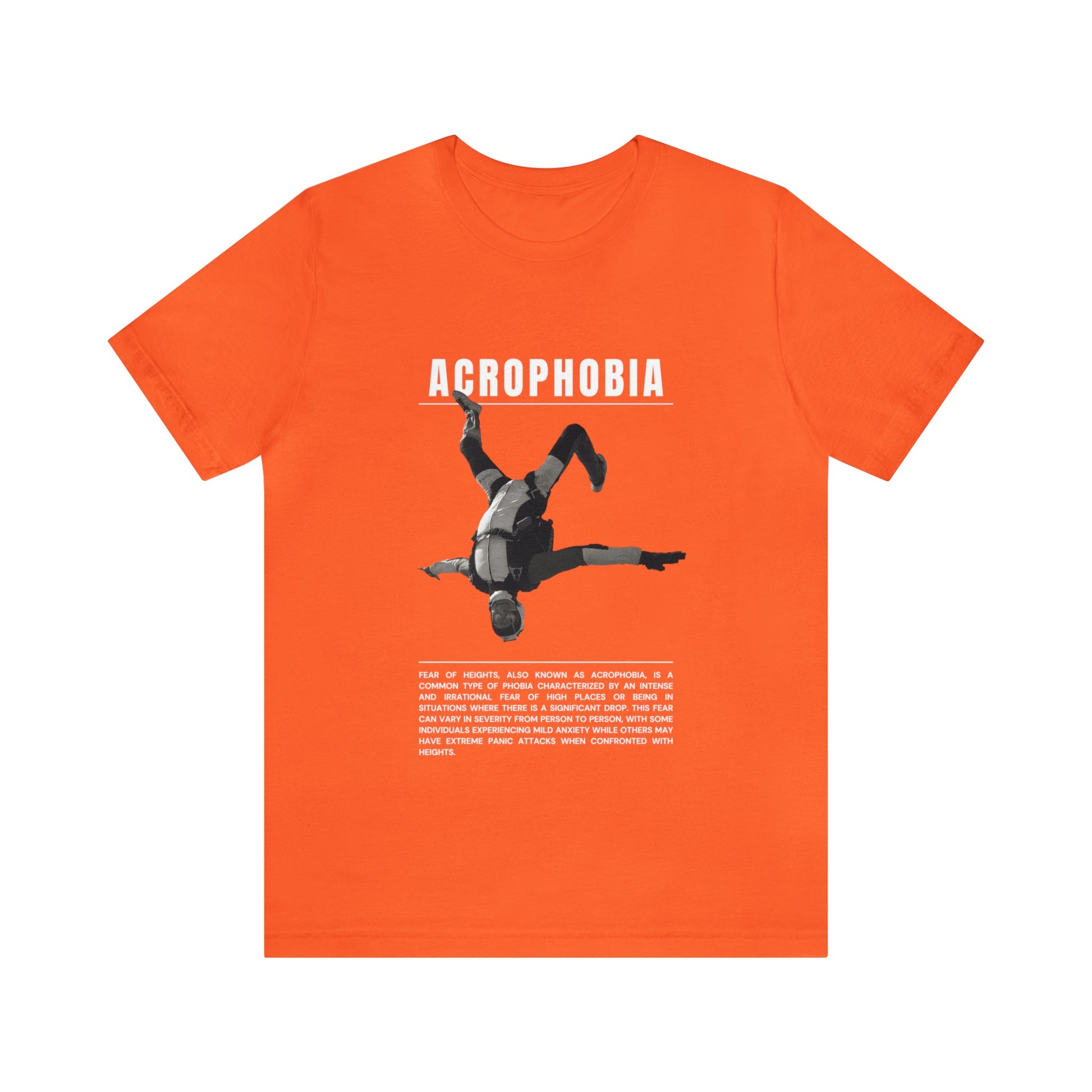Acrophobia Fear of Heights Halloween Tee - BRAZEN BUY thsirt shirt