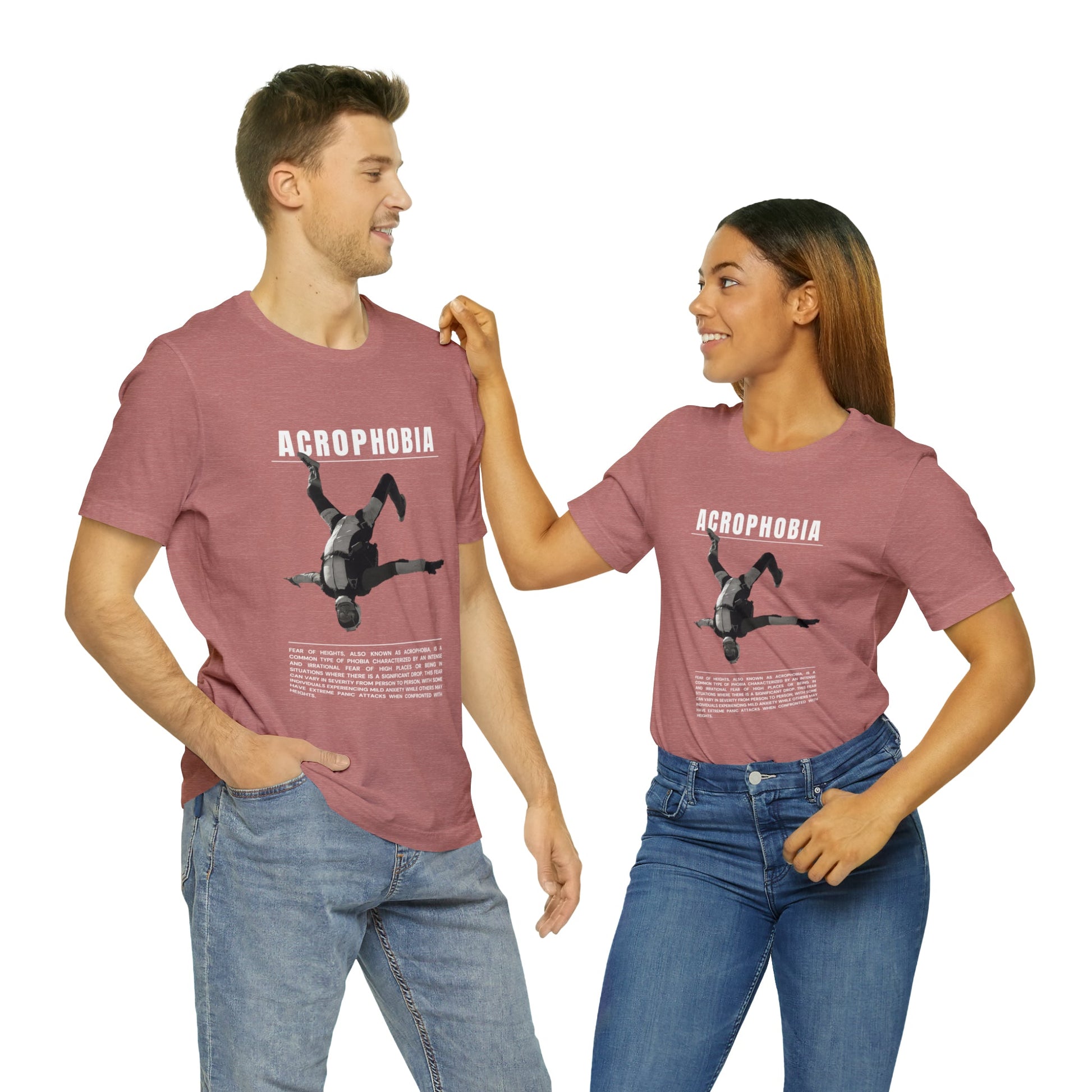 Acrophobia Fear of Heights Halloween Tee - BRAZEN BUY thsirt shirt