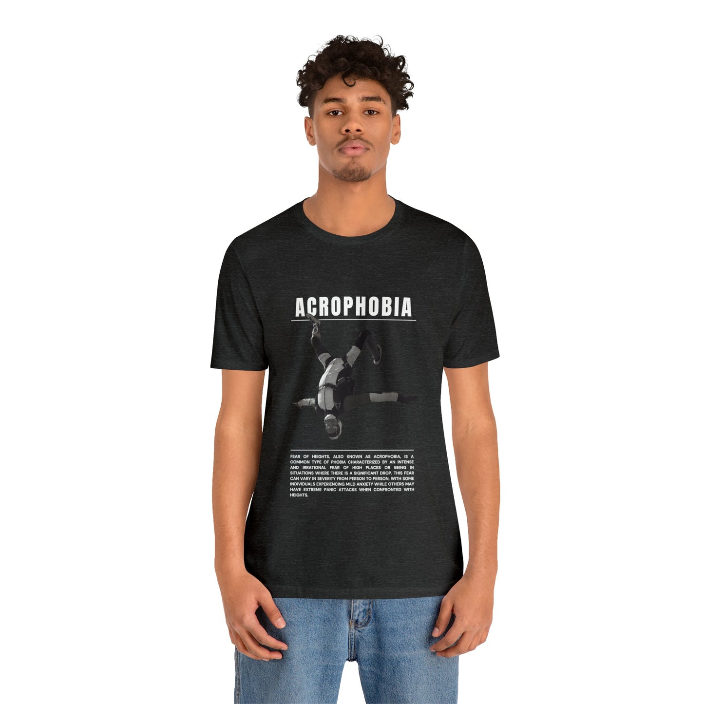 Acrophobia Fear of Heights Halloween Tee - BRAZEN BUY thsirt shirt