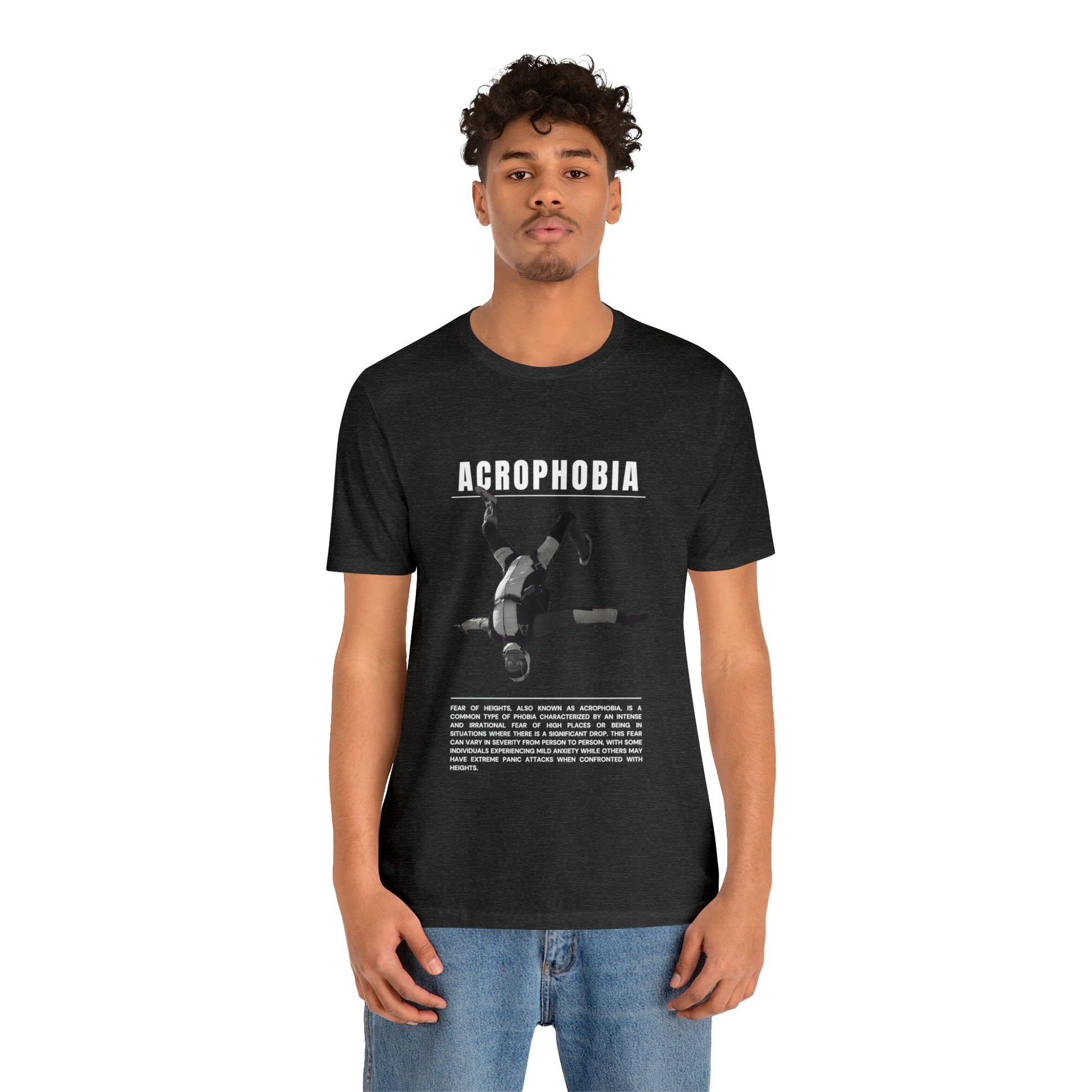 Acrophobia Fear of Heights Halloween Tee - BRAZEN BUY thsirt shirt