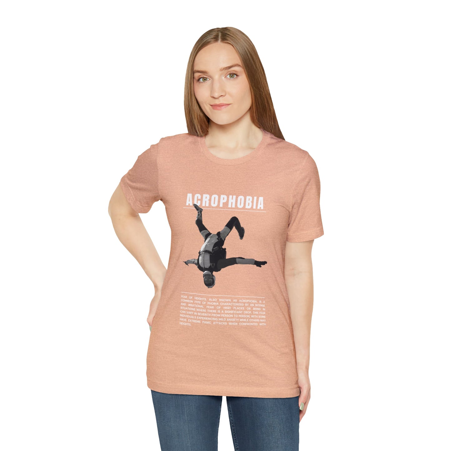 Acrophobia Fear of Heights Halloween Tee - BRAZEN BUY thsirt shirt