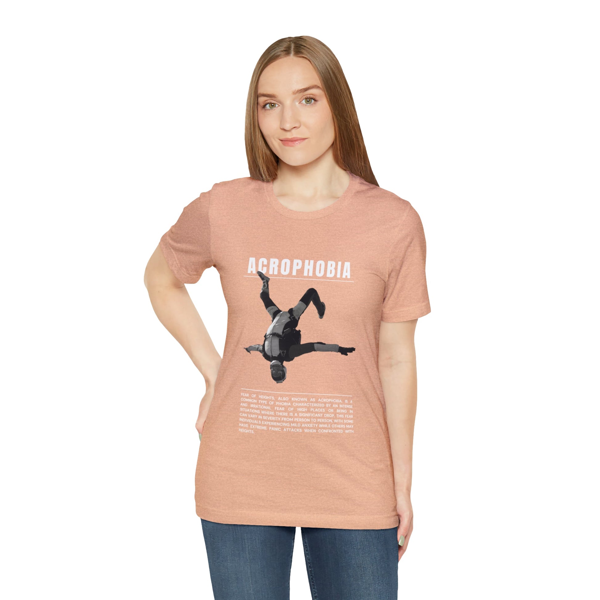Acrophobia Fear of Heights Halloween Tee - BRAZEN BUY thsirt shirt