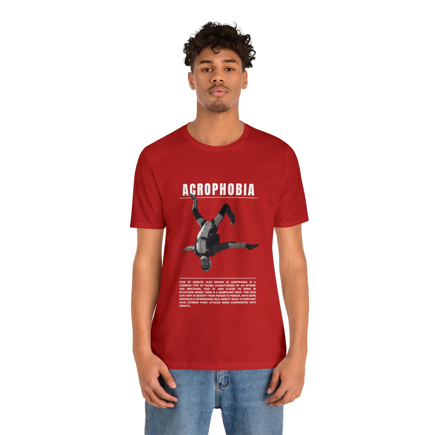 Acrophobia Fear of Heights Halloween Tee - BRAZEN BUY thsirt shirt