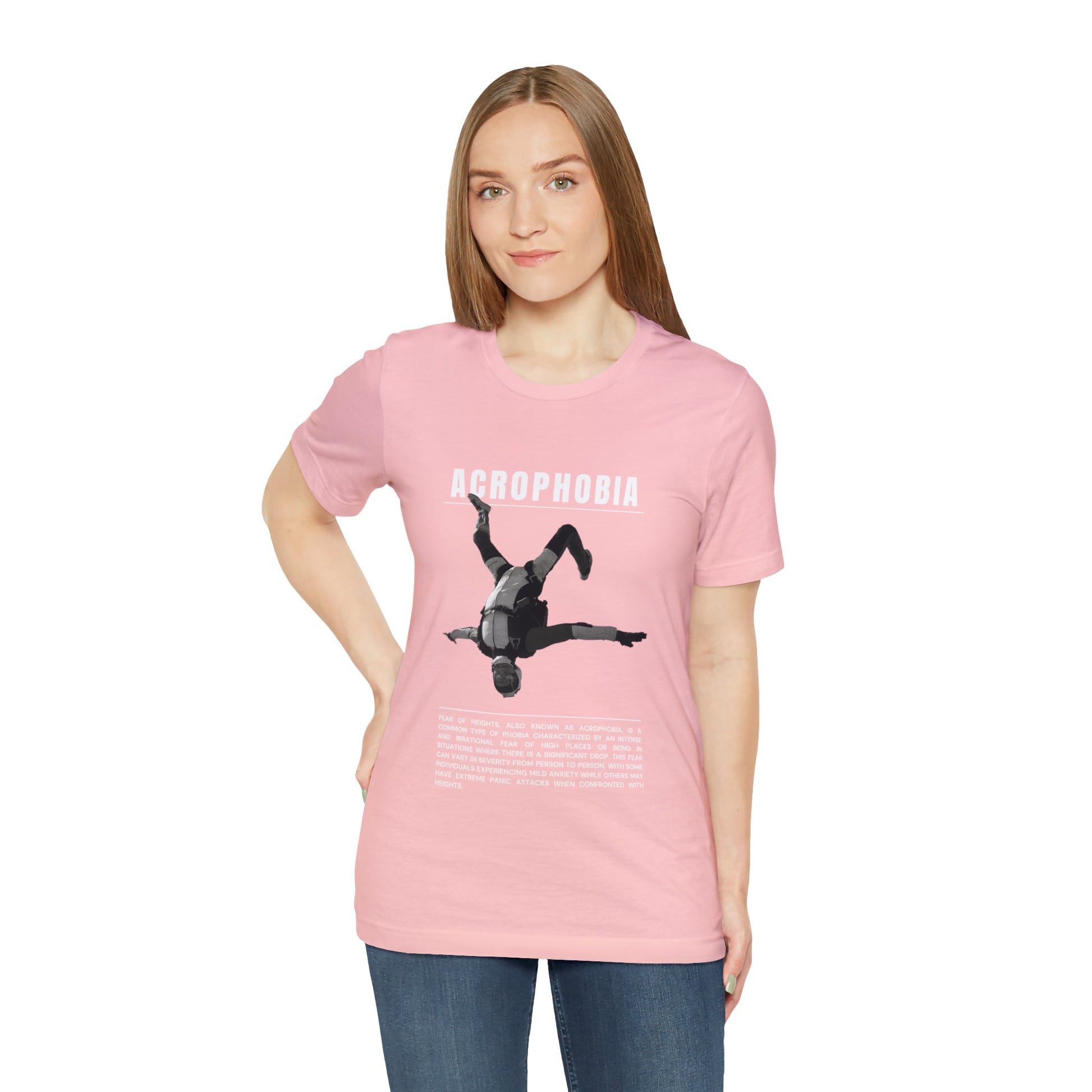 Acrophobia Fear of Heights Halloween Tee - BRAZEN BUY thsirt shirt