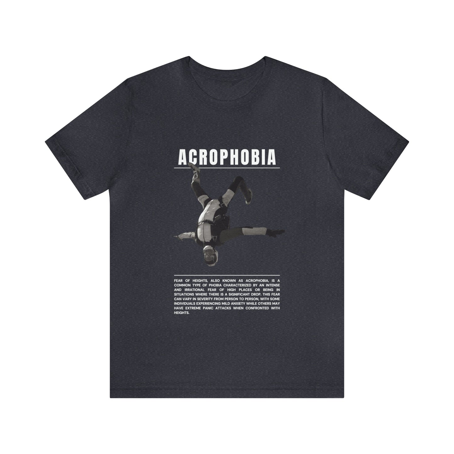 Acrophobia Fear of Heights Halloween Tee - BRAZEN BUY thsirt shirt