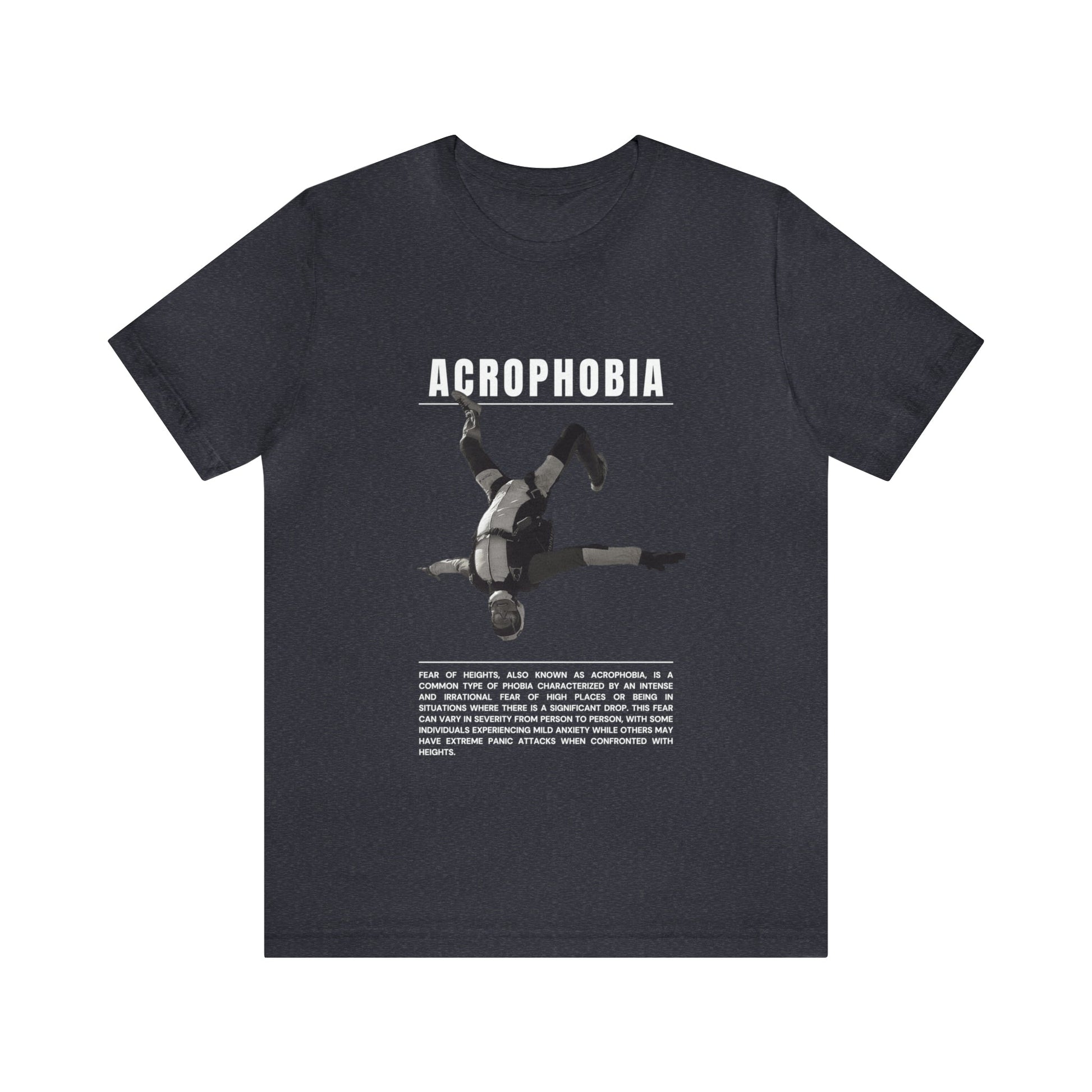 Acrophobia Fear of Heights Halloween Tee - BRAZEN BUY thsirt shirt
