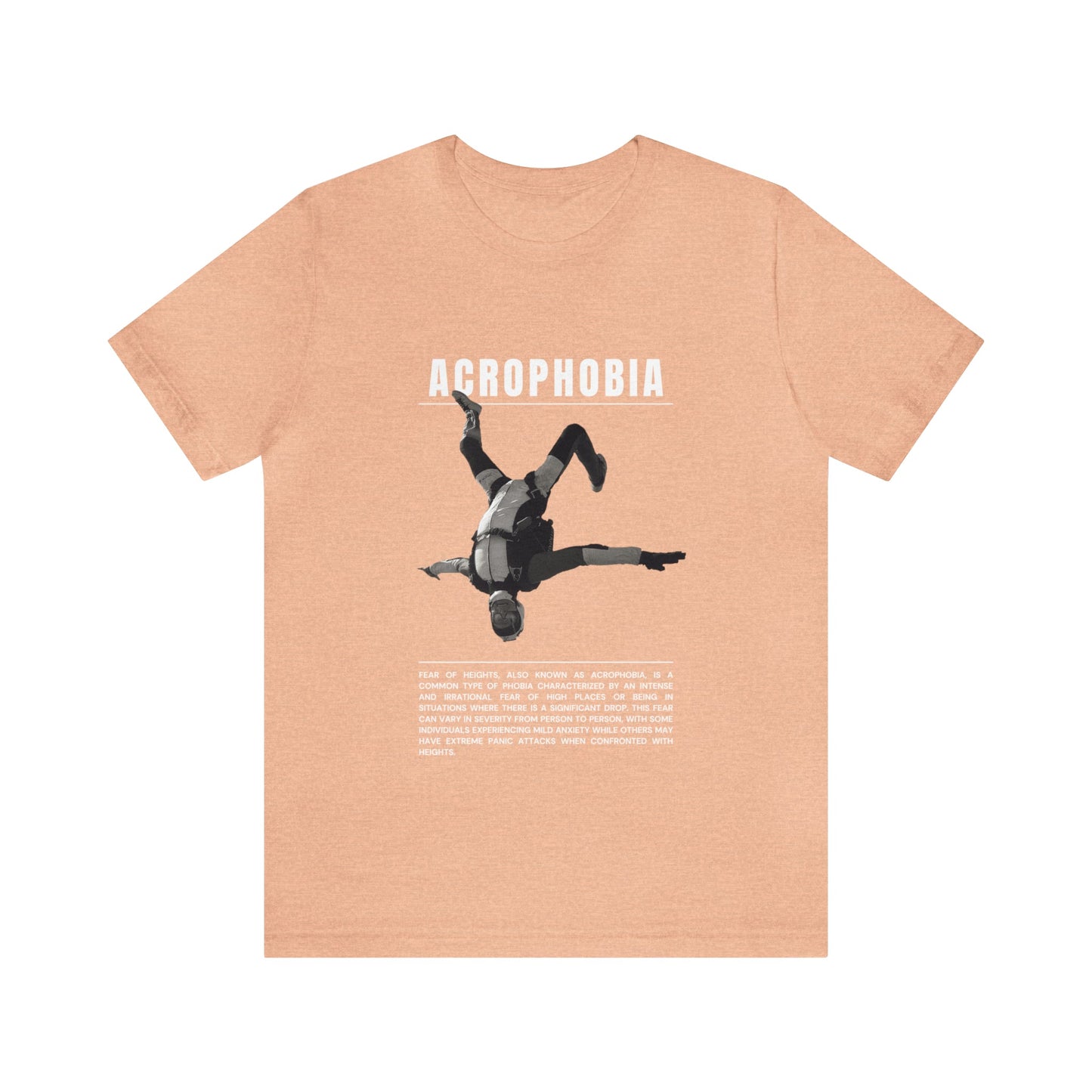 Acrophobia Fear of Heights Halloween Tee - BRAZEN BUY thsirt shirt