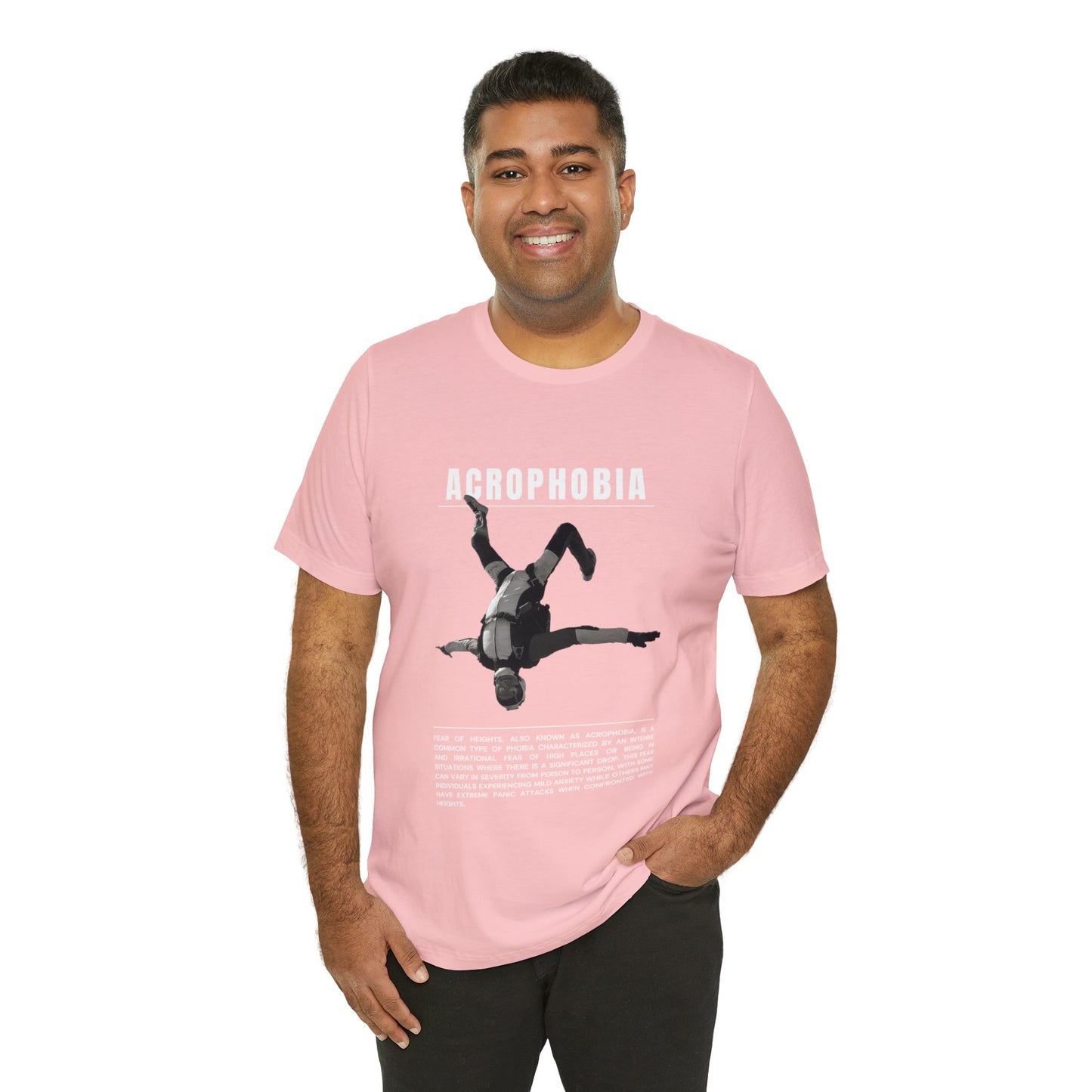 Acrophobia Fear of Heights Halloween Tee - BRAZEN BUY thsirt shirt