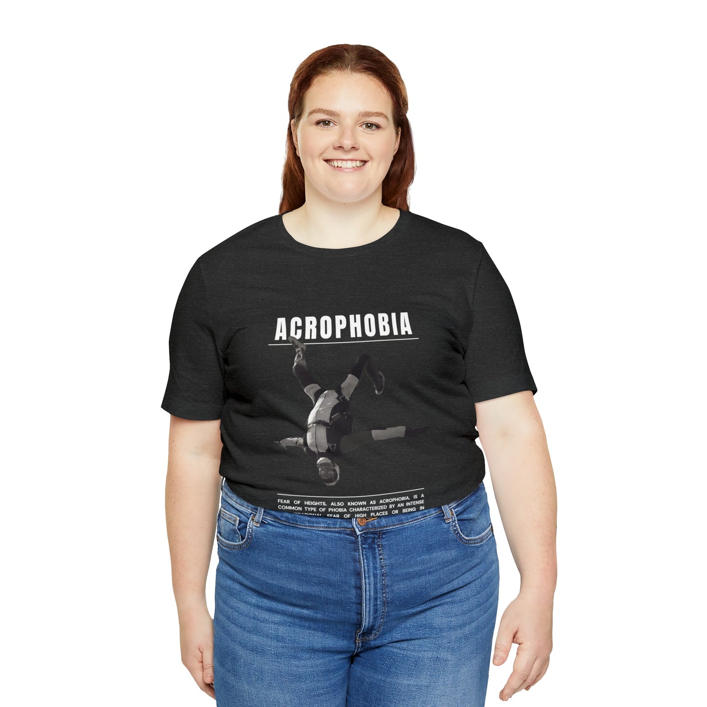 Acrophobia Fear of Heights Halloween Tee - BRAZEN BUY thsirt shirt