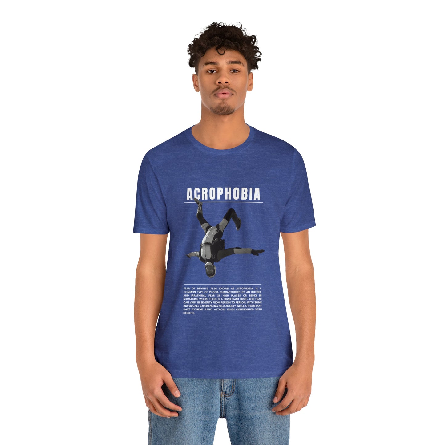 Acrophobia Fear of Heights Halloween Tee - BRAZEN BUY thsirt shirt