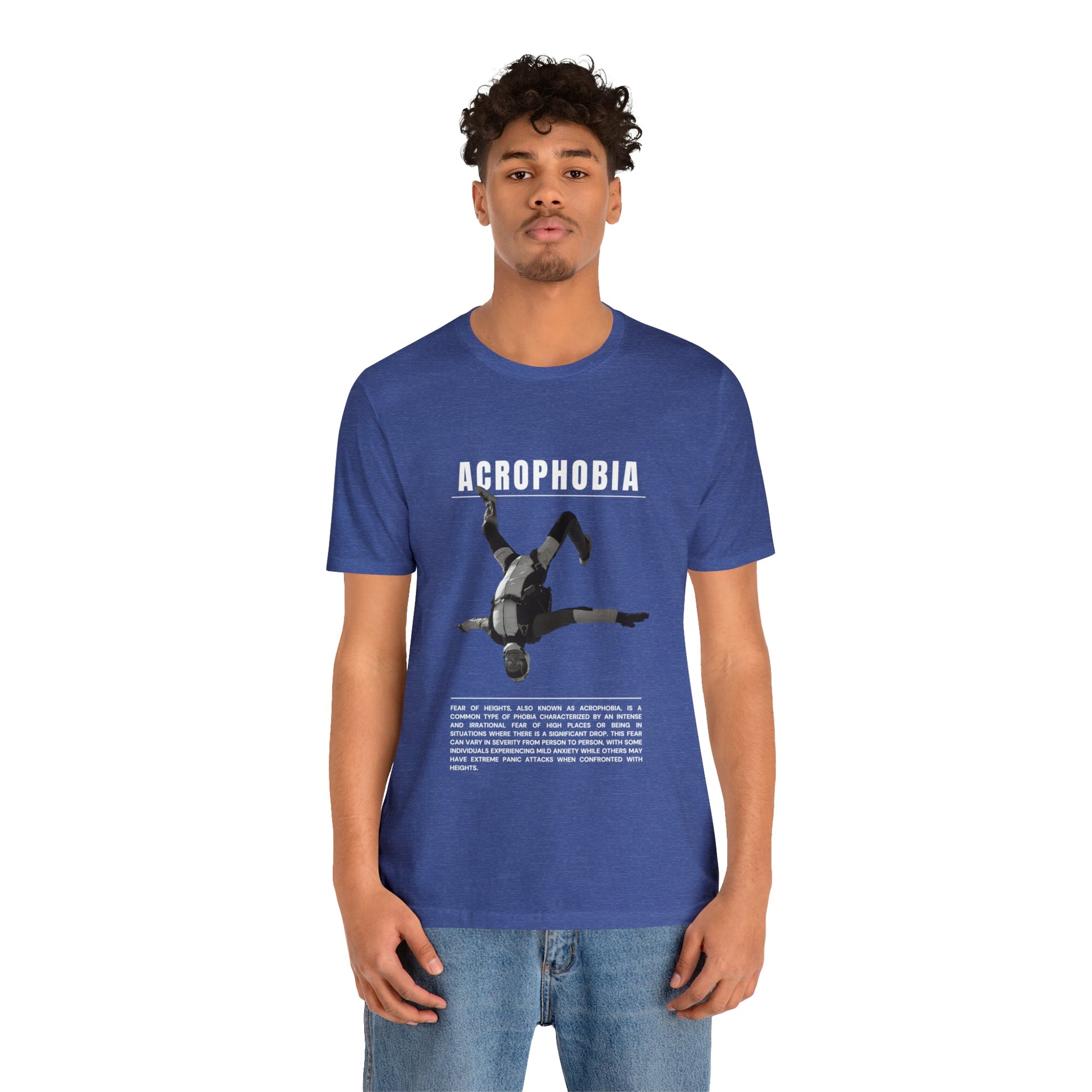 Acrophobia Fear of Heights Halloween Tee - BRAZEN BUY thsirt shirt