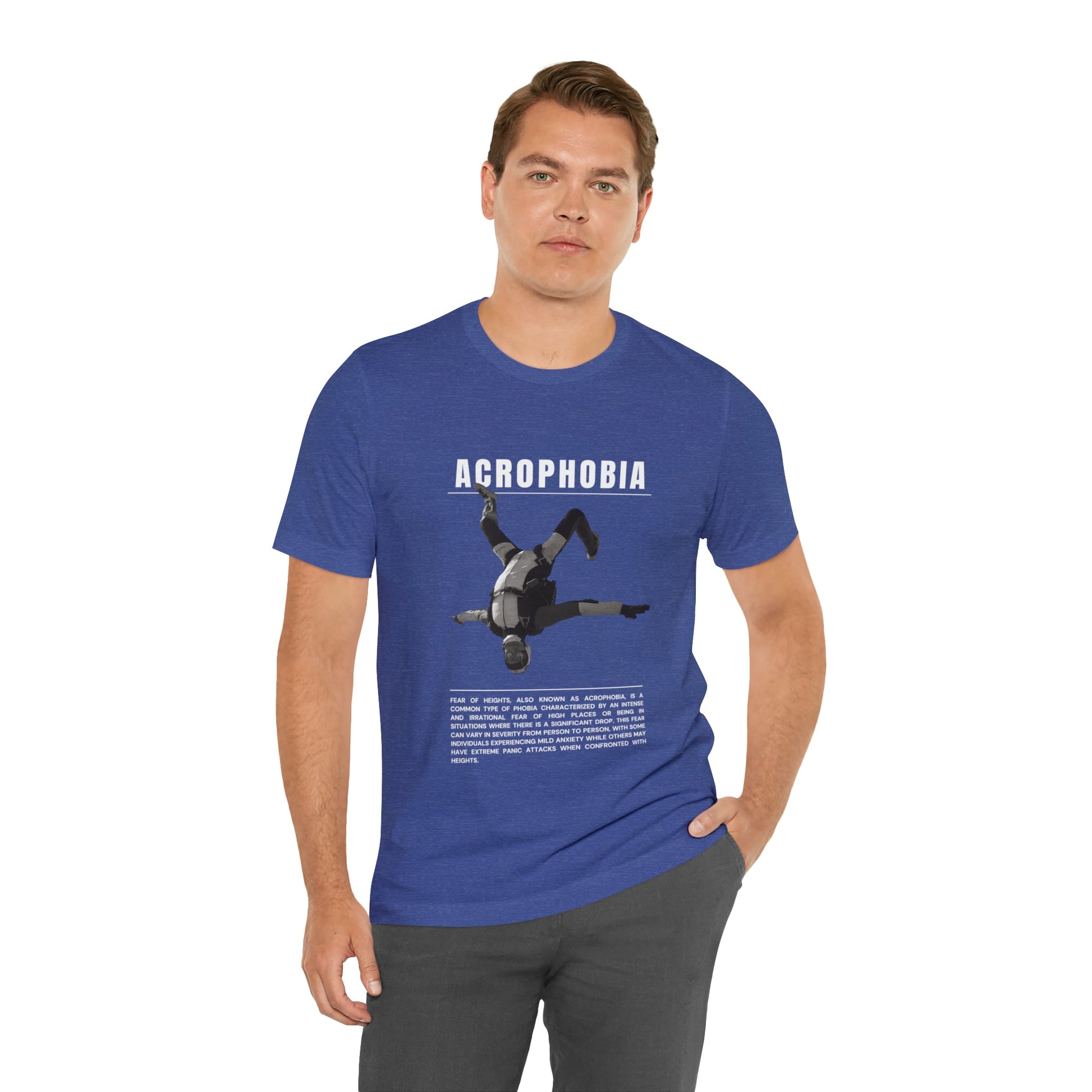 Acrophobia Fear of Heights Halloween Tee - BRAZEN BUY thsirt shirt