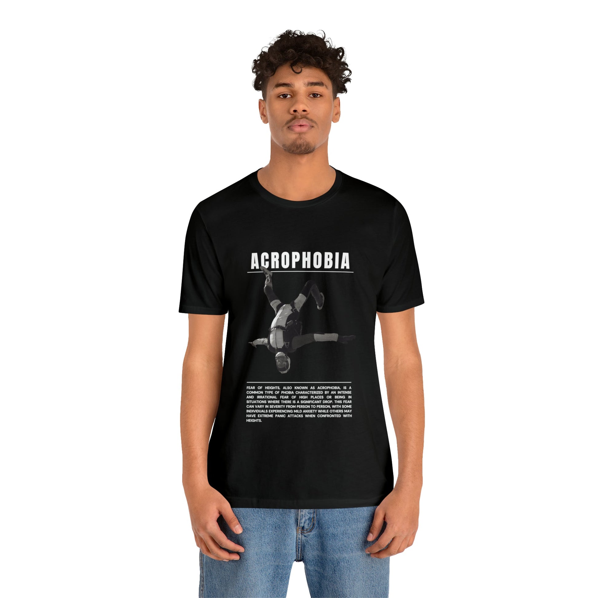 Acrophobia Fear of Heights Halloween Tee - BRAZEN BUY thsirt shirt