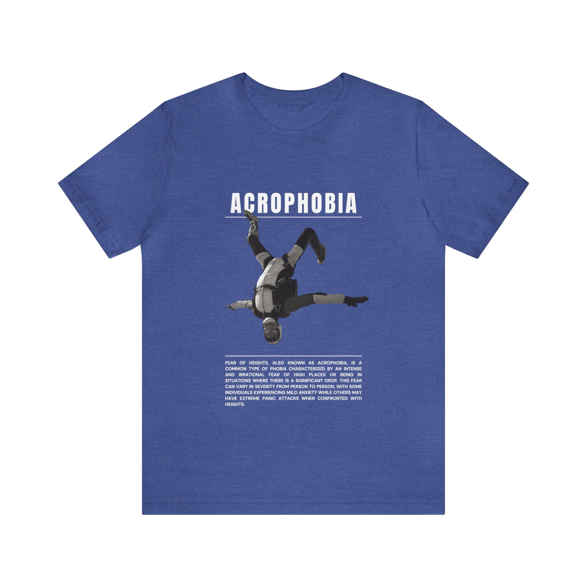 Acrophobia Fear of Heights Halloween Tee - BRAZEN BUY thsirt shirt