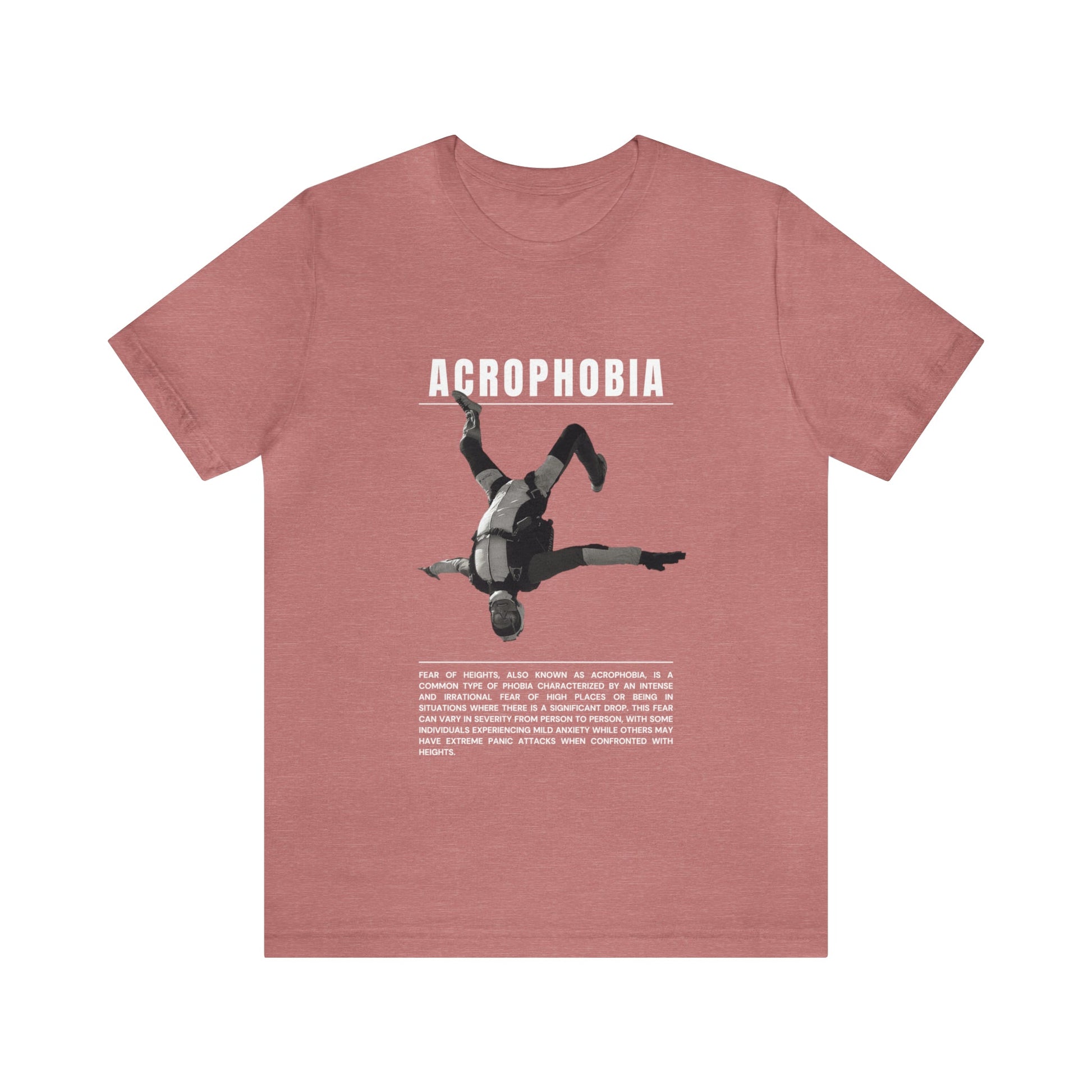 Acrophobia Fear of Heights Halloween Tee - BRAZEN BUY thsirt shirt