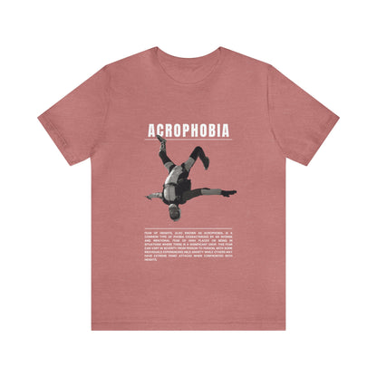 Acrophobia Fear of Heights Halloween Tee - BRAZEN BUY thsirt shirt
