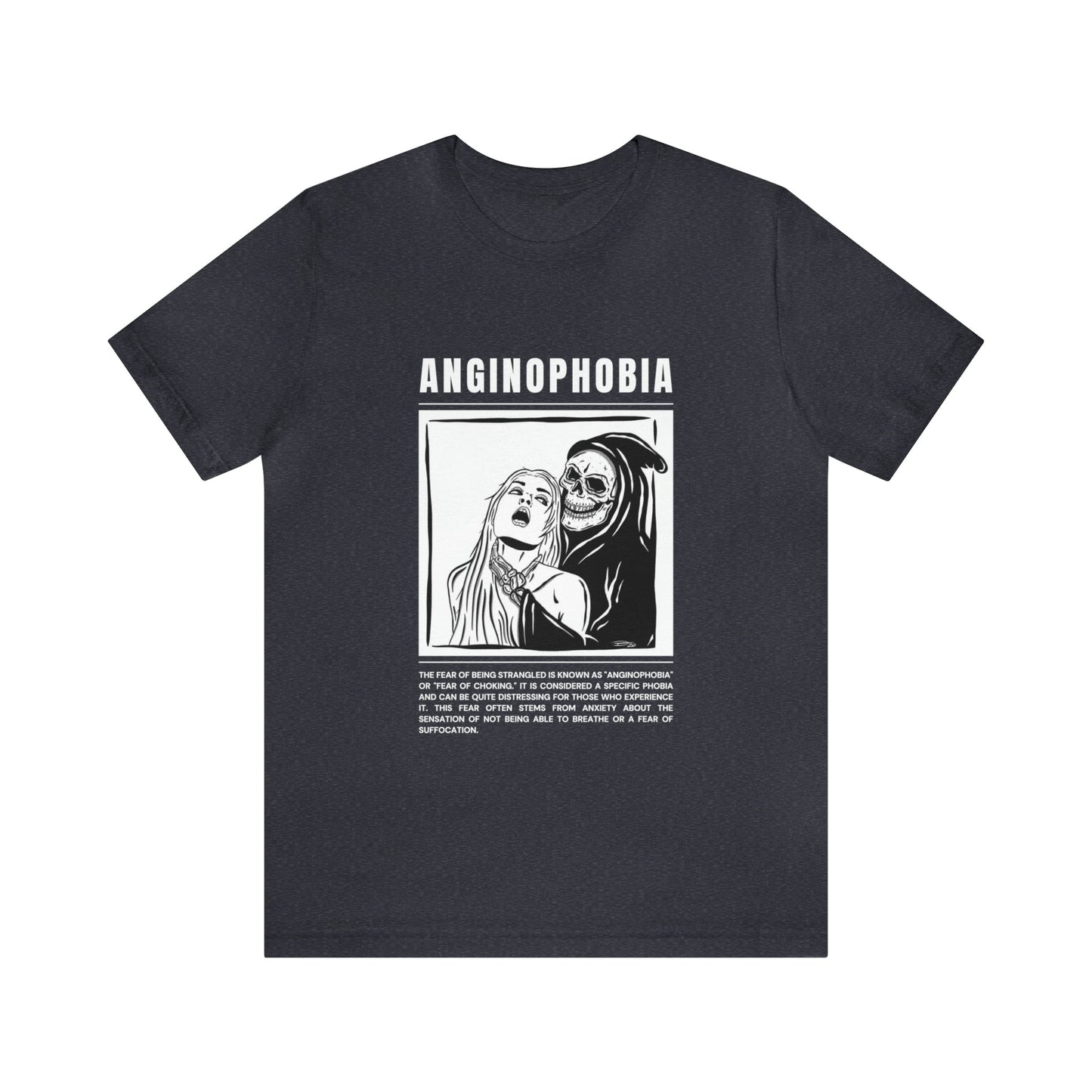 Anginophobia Fear of Being Strangled Halloween Tee - BRAZEN BUY thsirt shirt