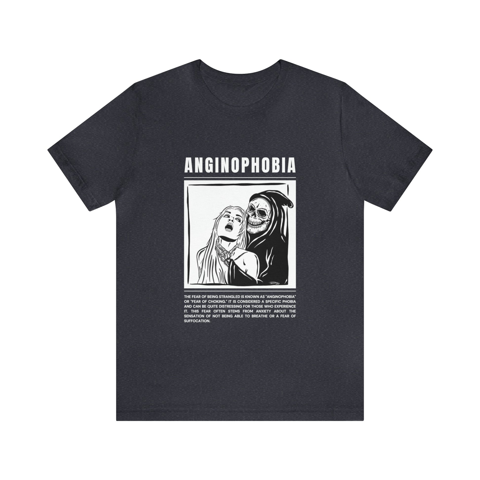 Anginophobia Fear of Being Strangled Halloween Tee - BRAZEN BUY thsirt shirt