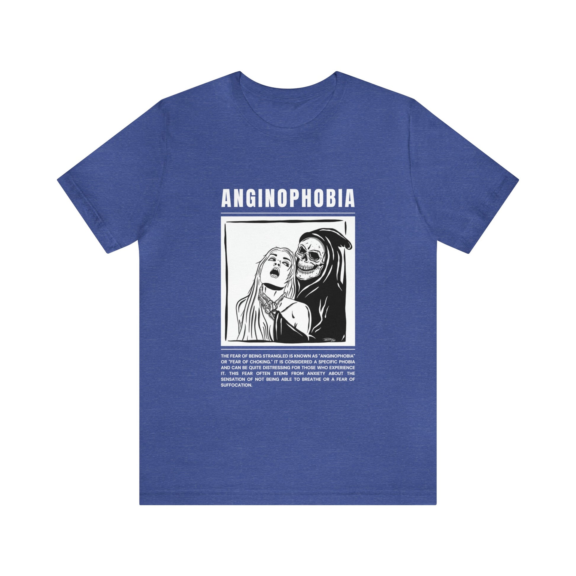 Anginophobia Fear of Being Strangled Halloween Tee - BRAZEN BUY thsirt shirt