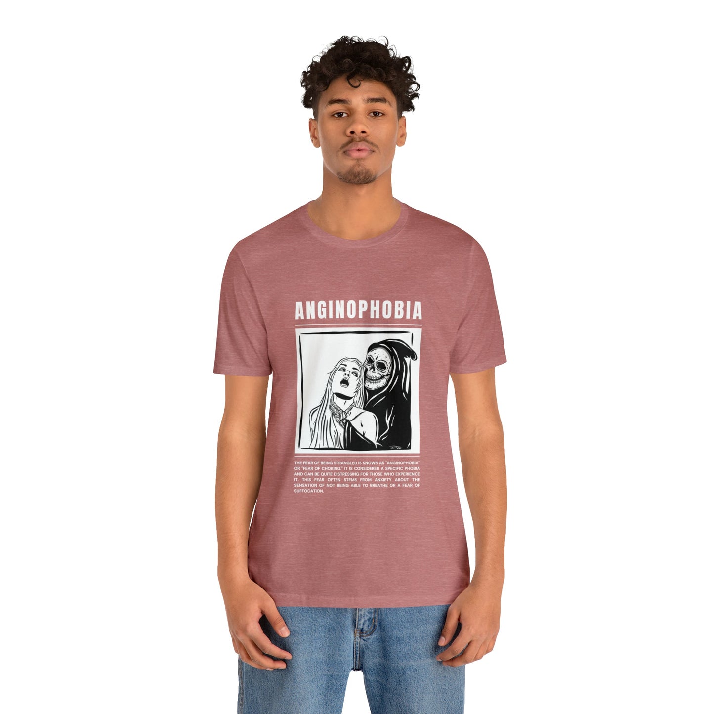 Anginophobia Fear of Being Strangled Halloween Tee - BRAZEN BUY thsirt shirt