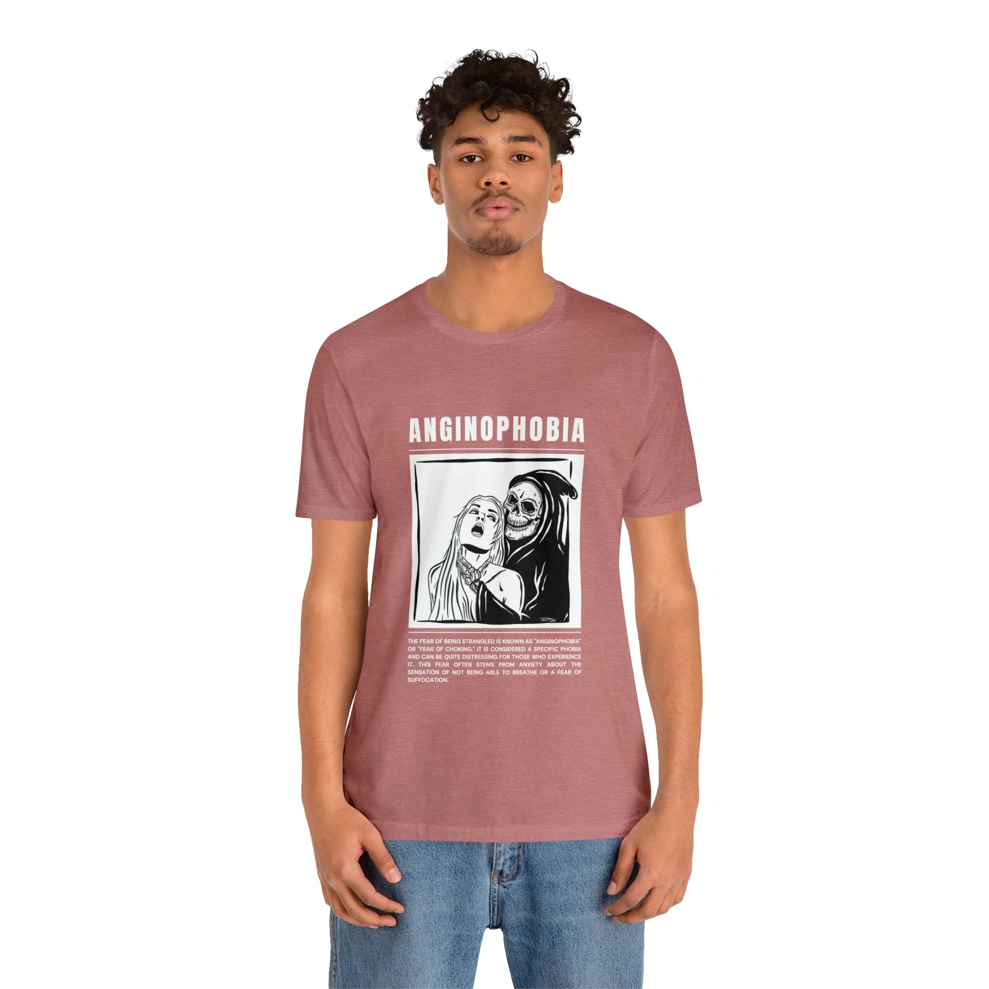 Anginophobia Fear of Being Strangled Halloween Tee - BRAZEN BUY thsirt shirt