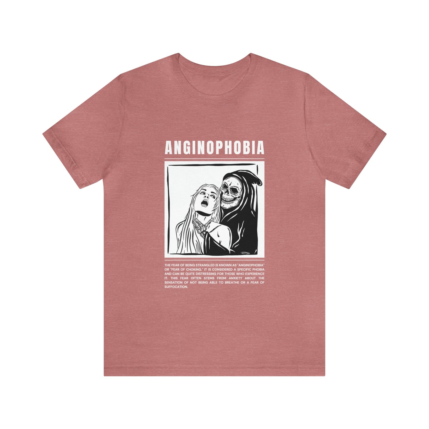 Anginophobia Fear of Being Strangled Halloween Tee - BRAZEN BUY thsirt shirt