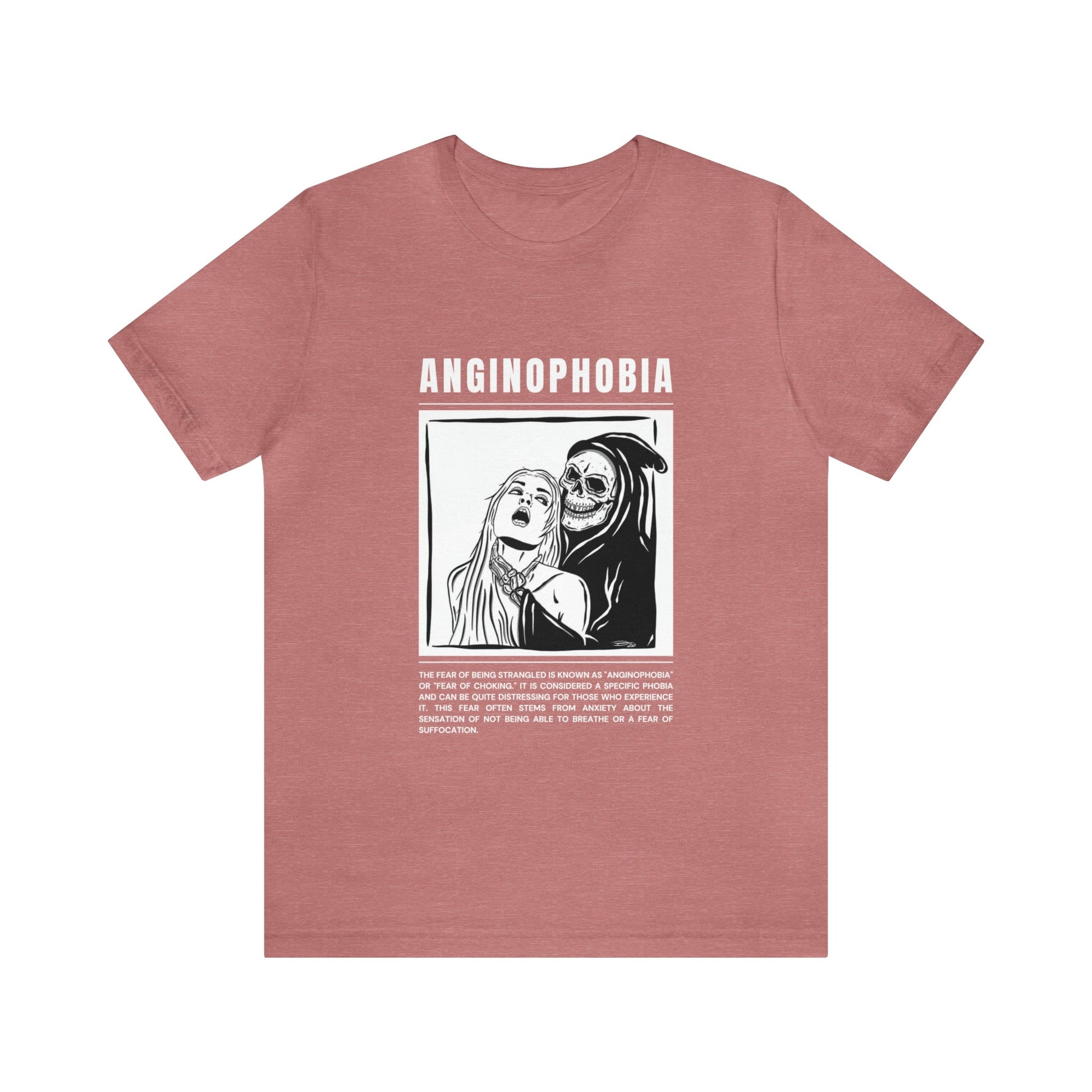 Anginophobia Fear of Being Strangled Halloween Tee - BRAZEN BUY thsirt shirt