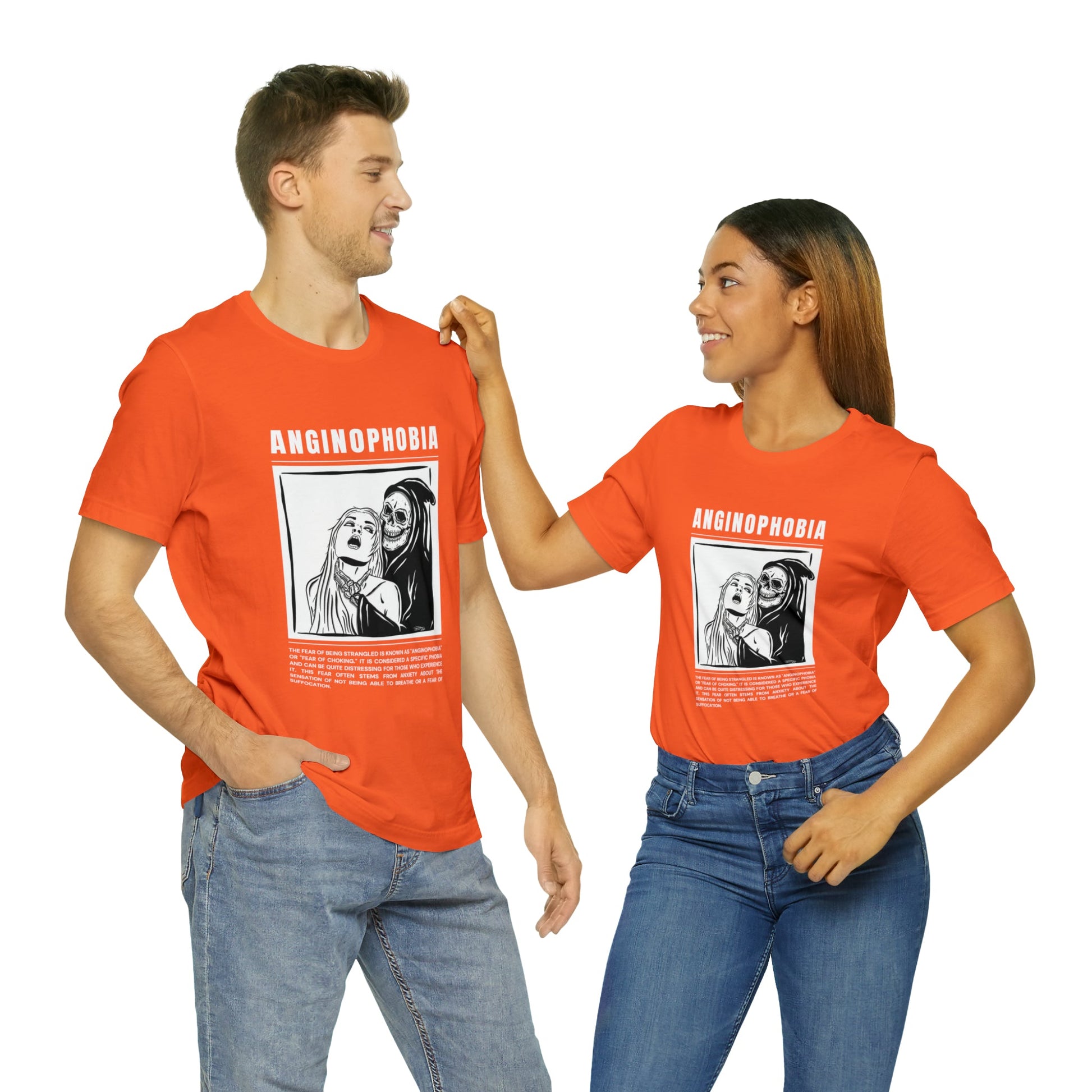 Anginophobia Fear of Being Strangled Halloween Tee - BRAZEN BUY thsirt shirt