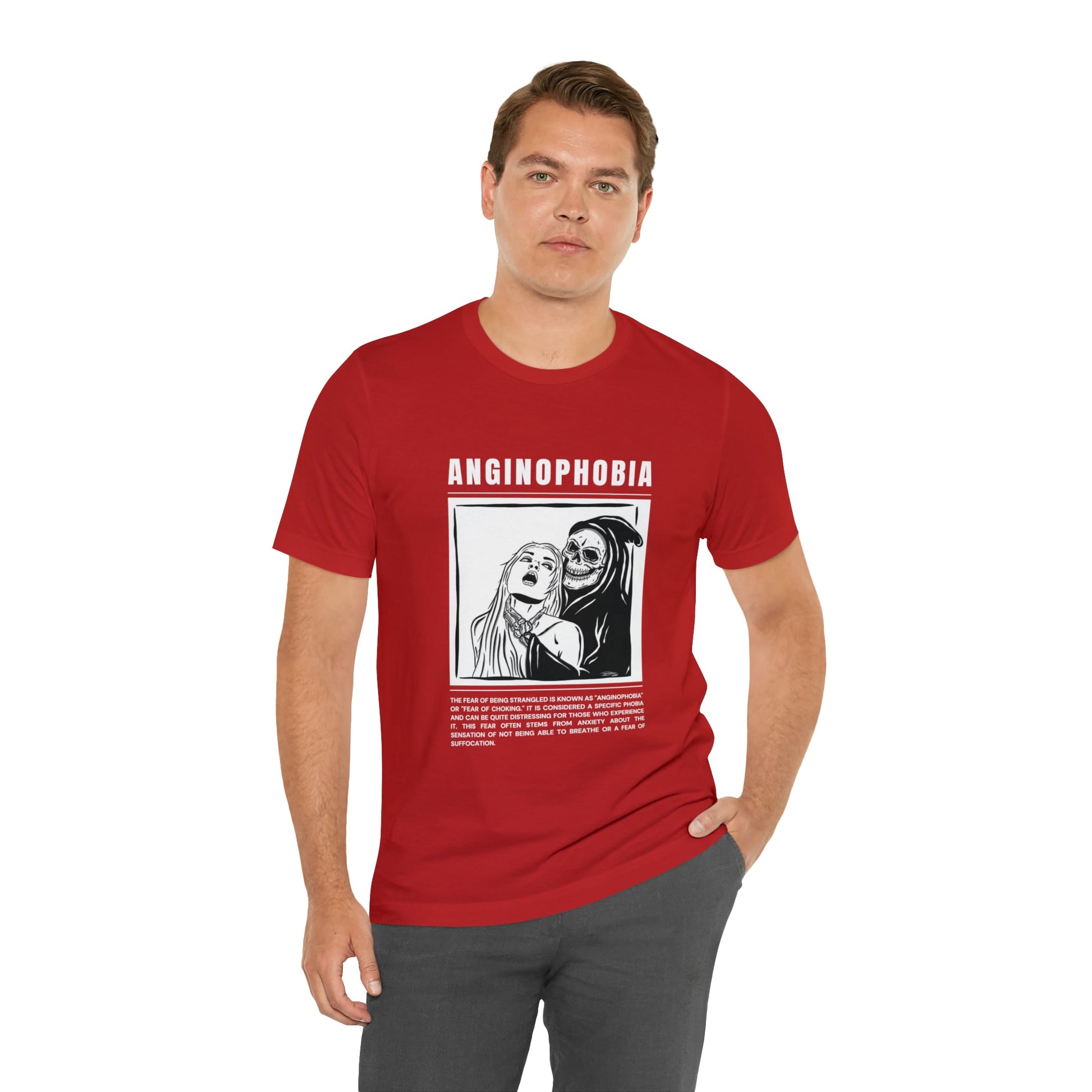 Anginophobia Fear of Being Strangled Halloween Tee - BRAZEN BUY thsirt shirt