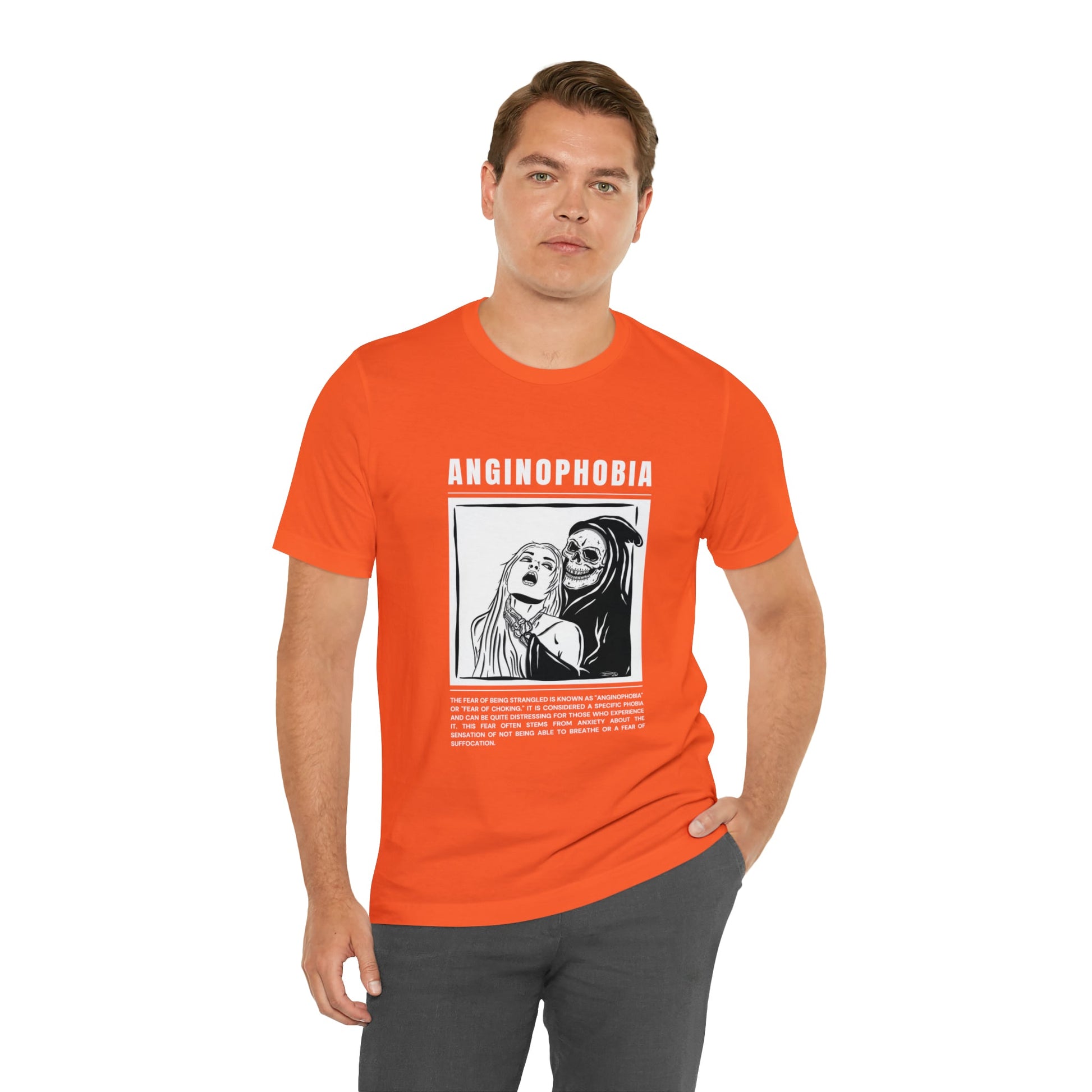 Anginophobia Fear of Being Strangled Halloween Tee - BRAZEN BUY thsirt shirt