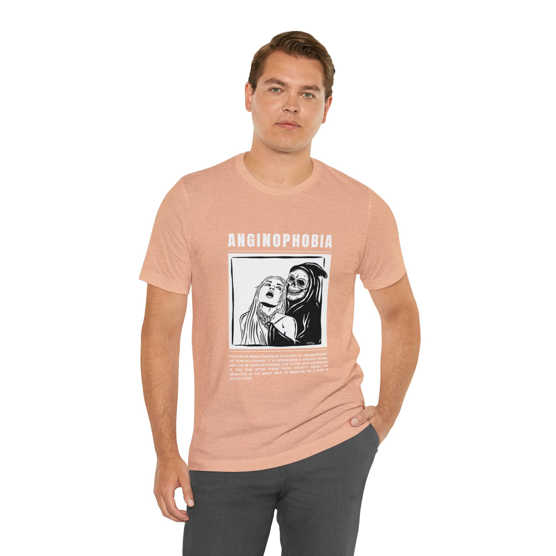 Anginophobia Fear of Being Strangled Halloween Tee - BRAZEN BUY thsirt shirt
