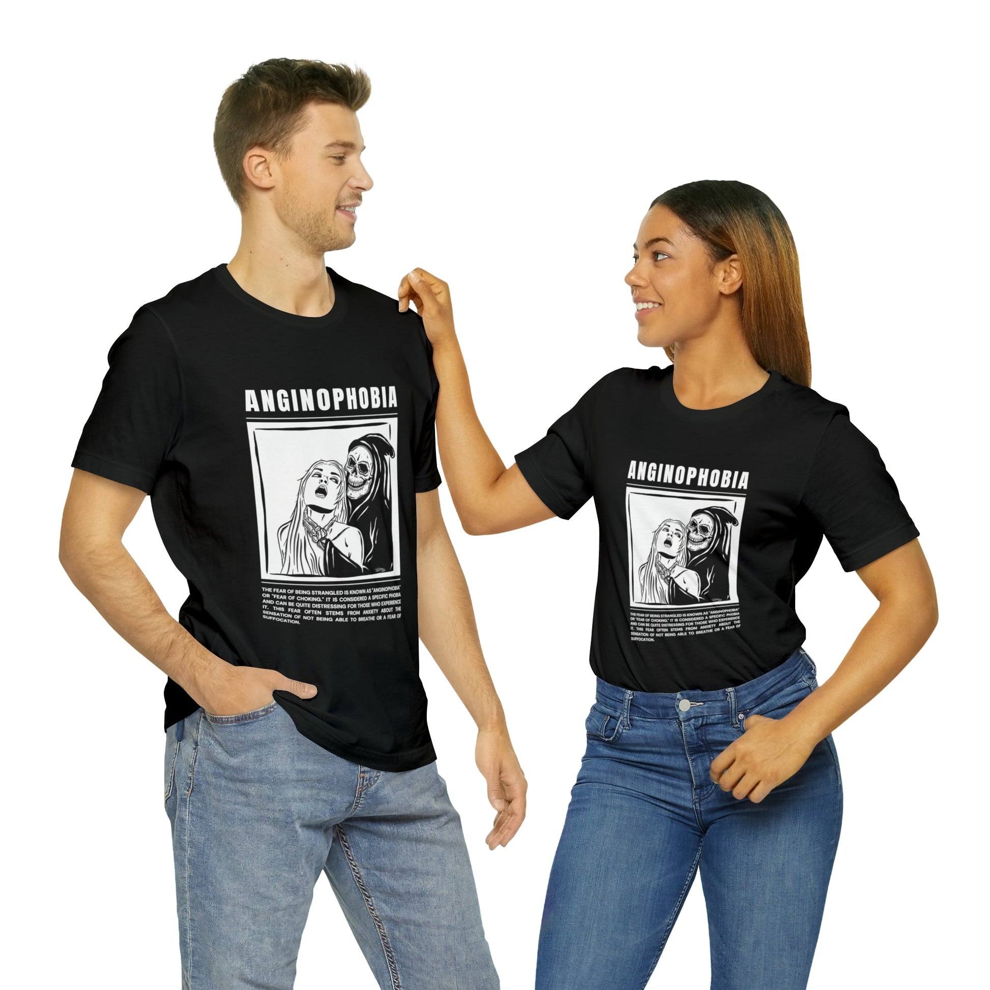 Anginophobia Fear of Being Strangled Halloween Tee - BRAZEN BUY thsirt shirt