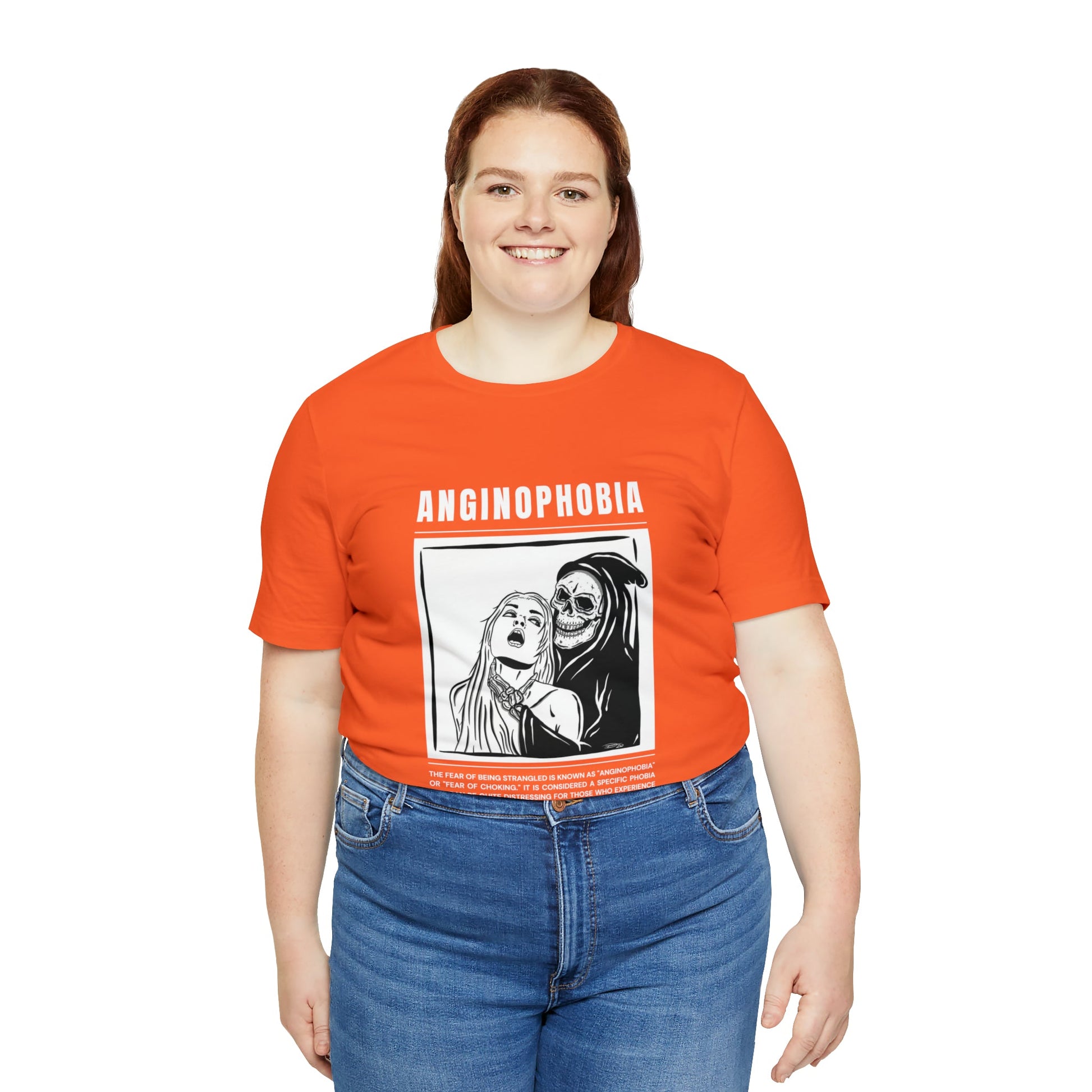 Anginophobia Fear of Being Strangled Halloween Tee - BRAZEN BUY thsirt shirt
