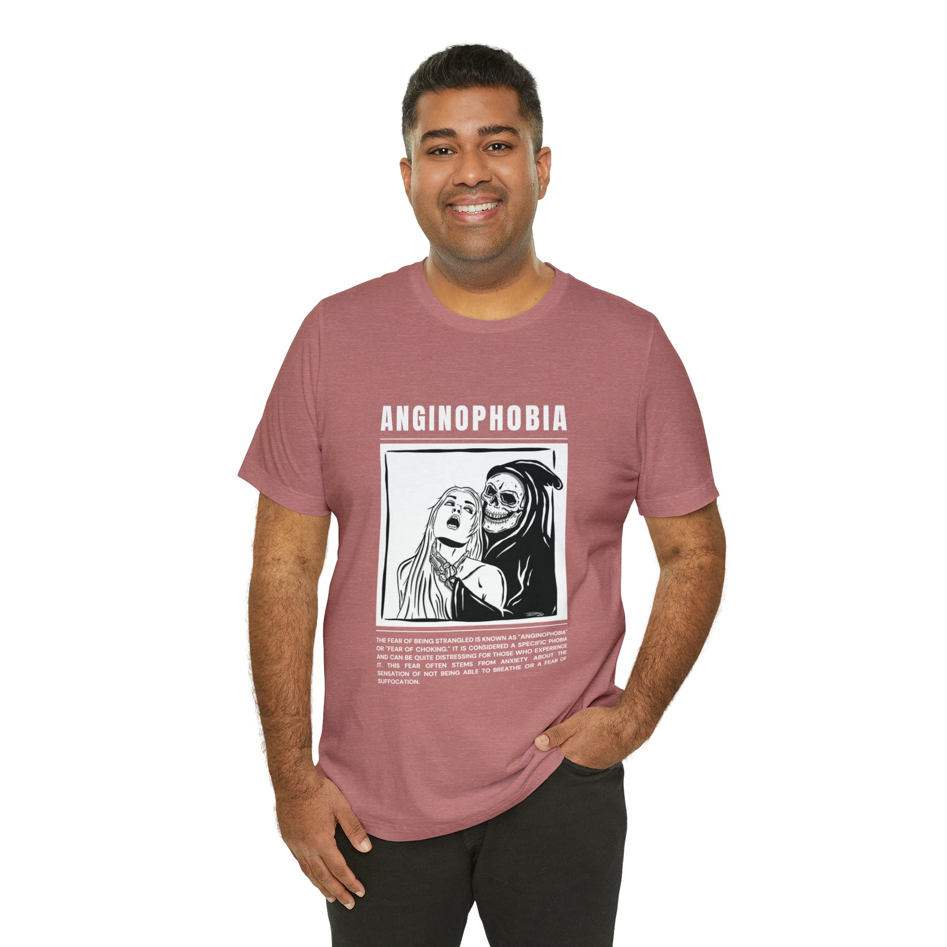 Anginophobia Fear of Being Strangled Halloween Tee - BRAZEN BUY thsirt shirt