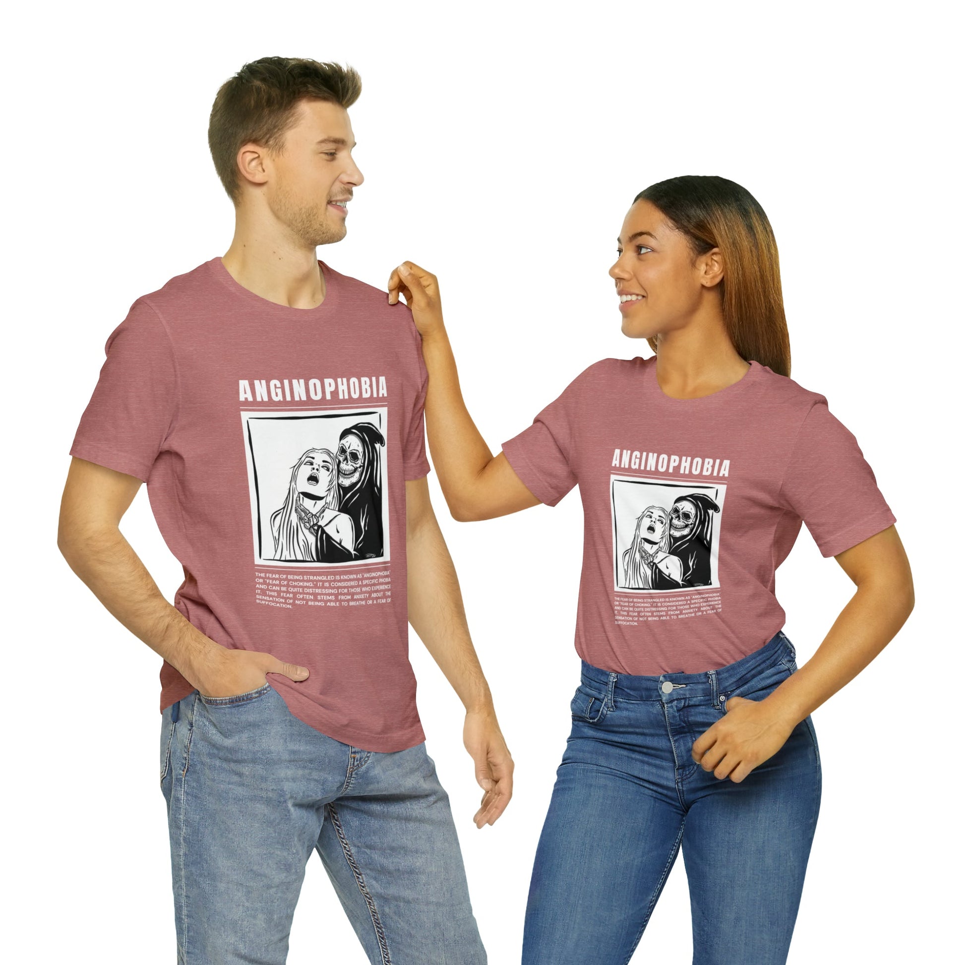 Anginophobia Fear of Being Strangled Halloween Tee - BRAZEN BUY thsirt shirt