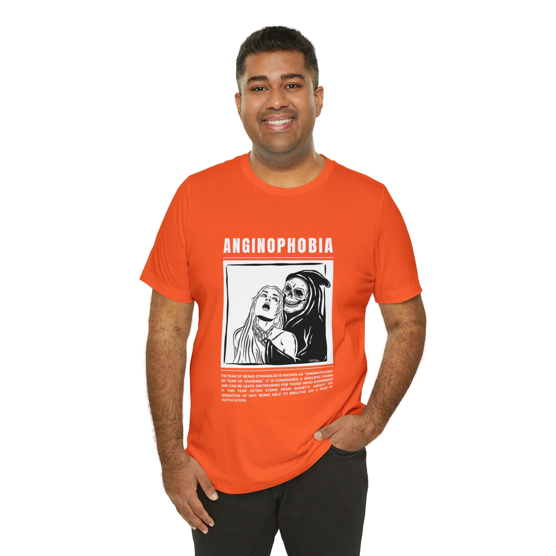 Anginophobia Fear of Being Strangled Halloween Tee - BRAZEN BUY thsirt shirt