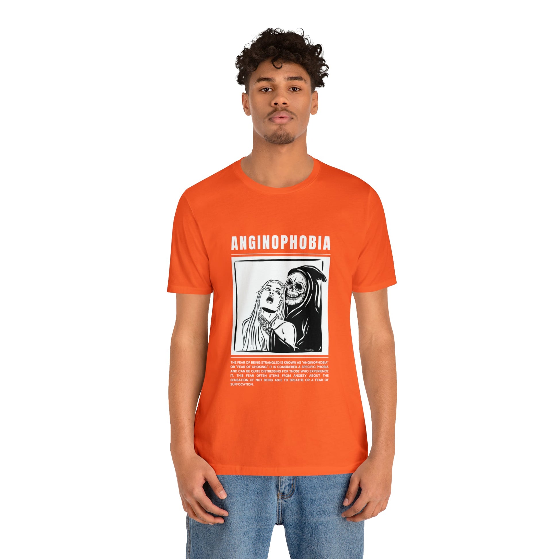 Anginophobia Fear of Being Strangled Halloween Tee - BRAZEN BUY thsirt shirt