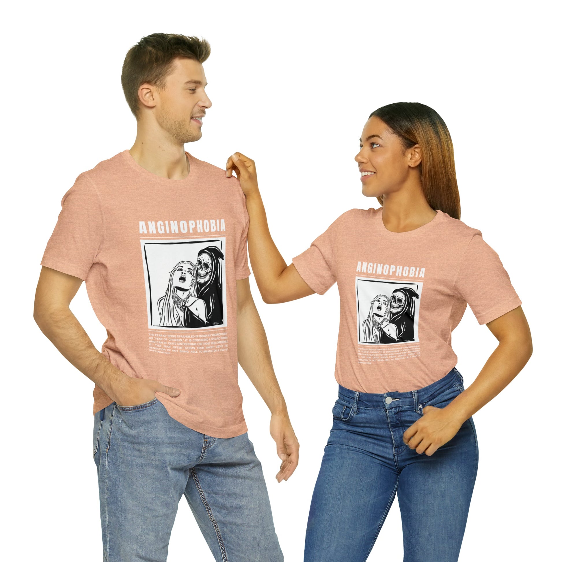 Anginophobia Fear of Being Strangled Halloween Tee - BRAZEN BUY thsirt shirt