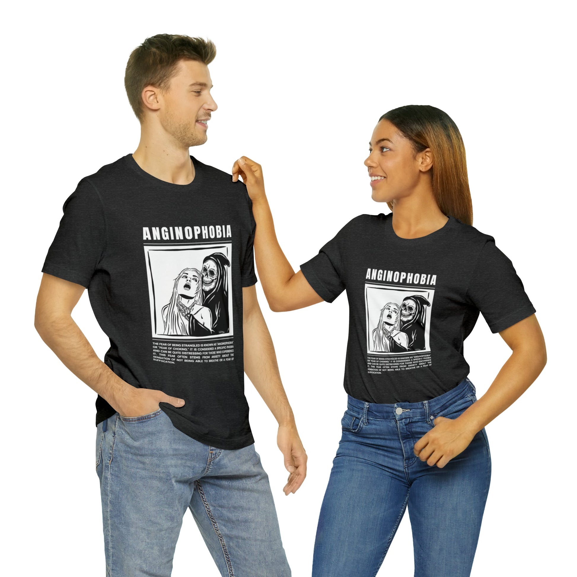 Anginophobia Fear of Being Strangled Halloween Tee - BRAZEN BUY thsirt shirt