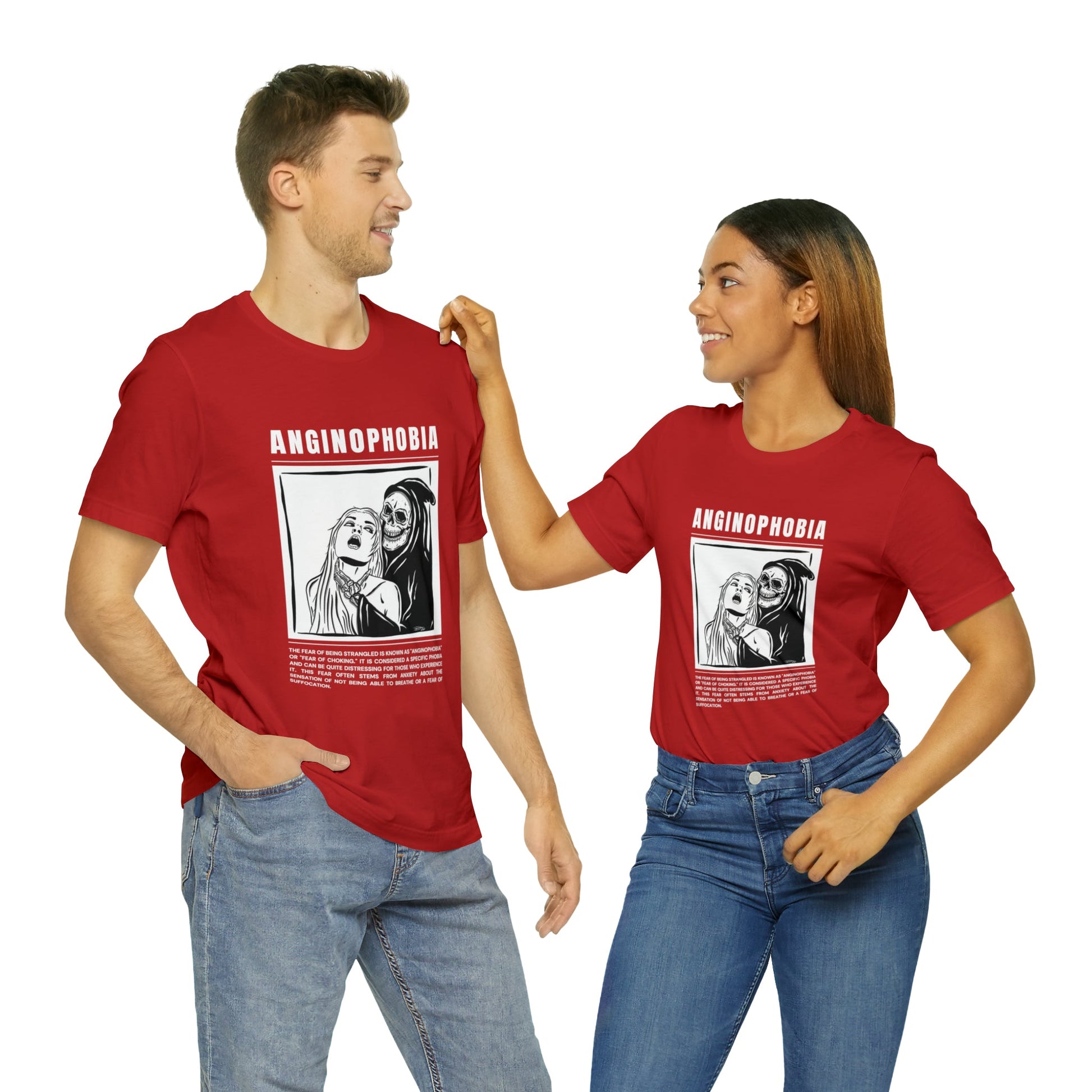 Anginophobia Fear of Being Strangled Halloween Tee - BRAZEN BUY thsirt shirt