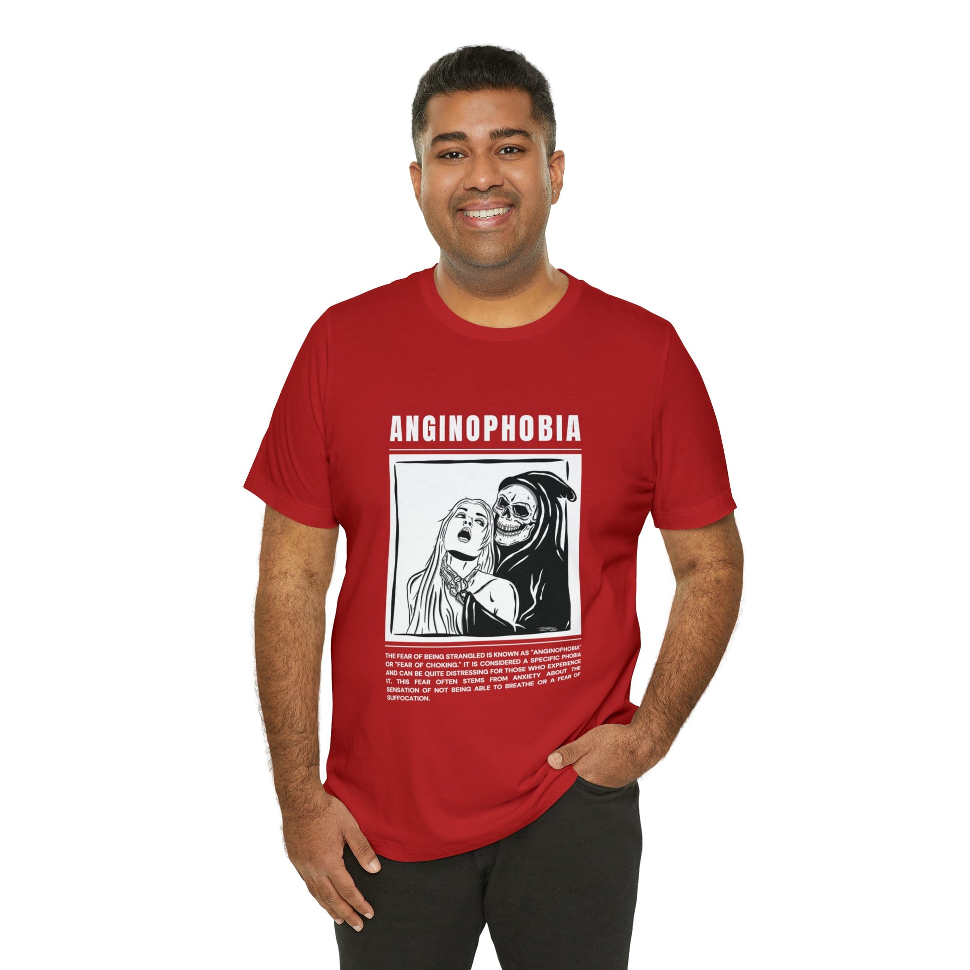 Anginophobia Fear of Being Strangled Halloween Tee - BRAZEN BUY thsirt shirt