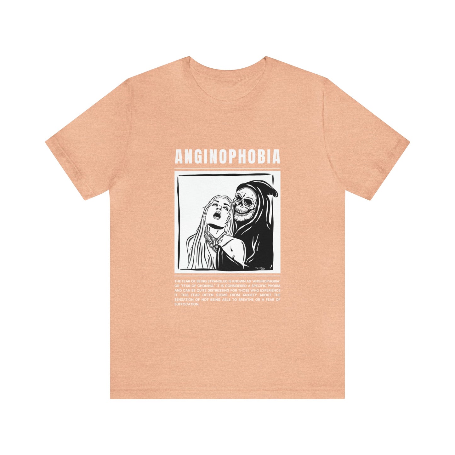 Anginophobia Fear of Being Strangled Halloween Tee - BRAZEN BUY thsirt shirt