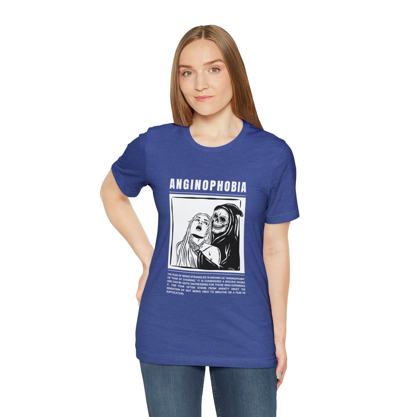 Anginophobia Fear of Being Strangled Halloween Tee - BRAZEN BUY thsirt shirt