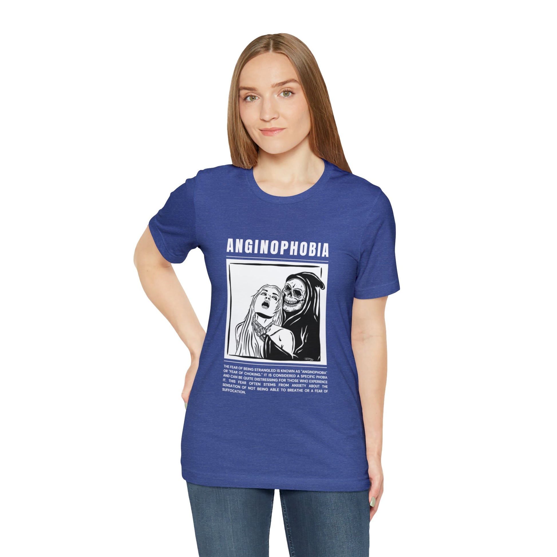 Anginophobia Fear of Being Strangled Halloween Tee - BRAZEN BUY thsirt shirt