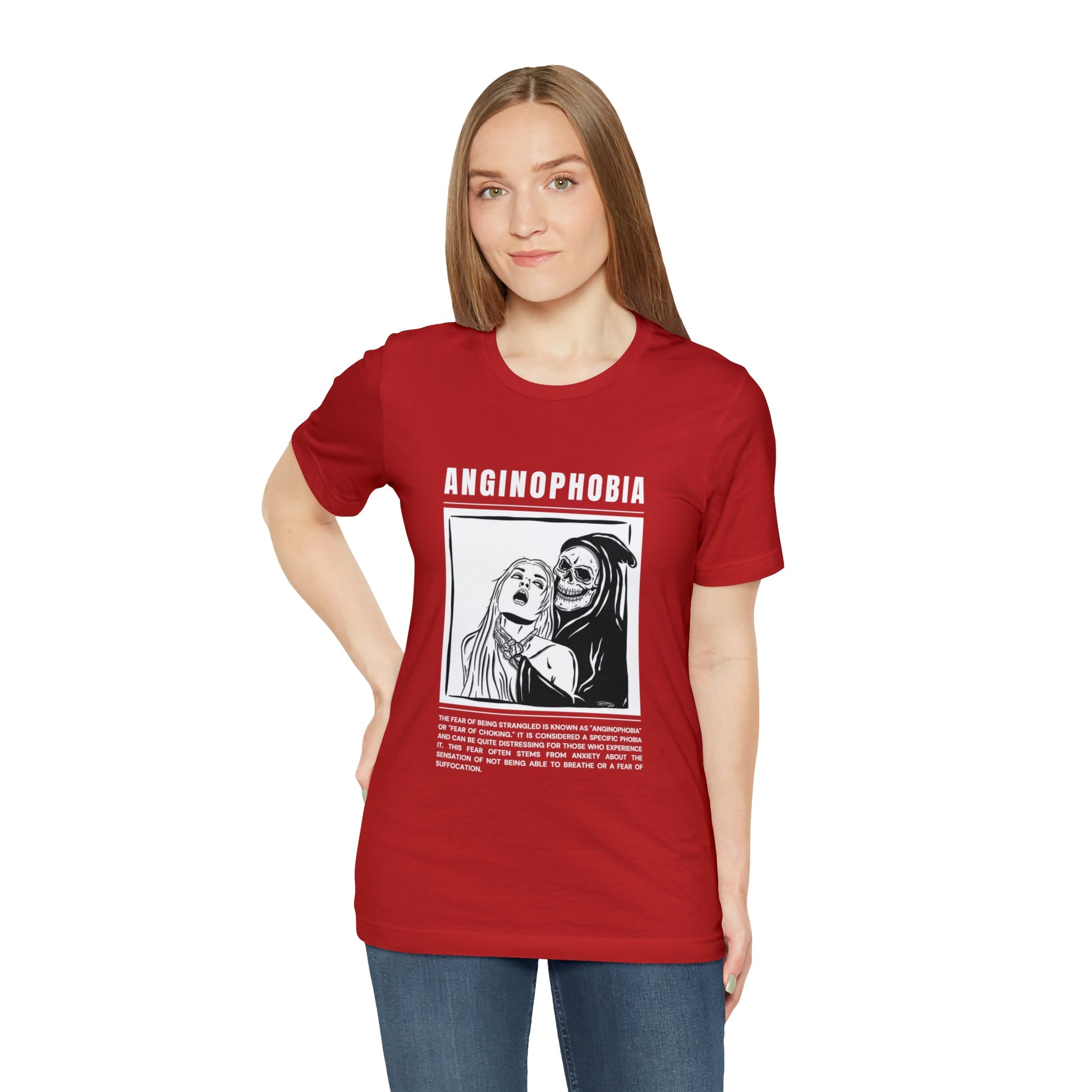 Anginophobia Fear of Being Strangled Halloween Tee - BRAZEN BUY thsirt shirt