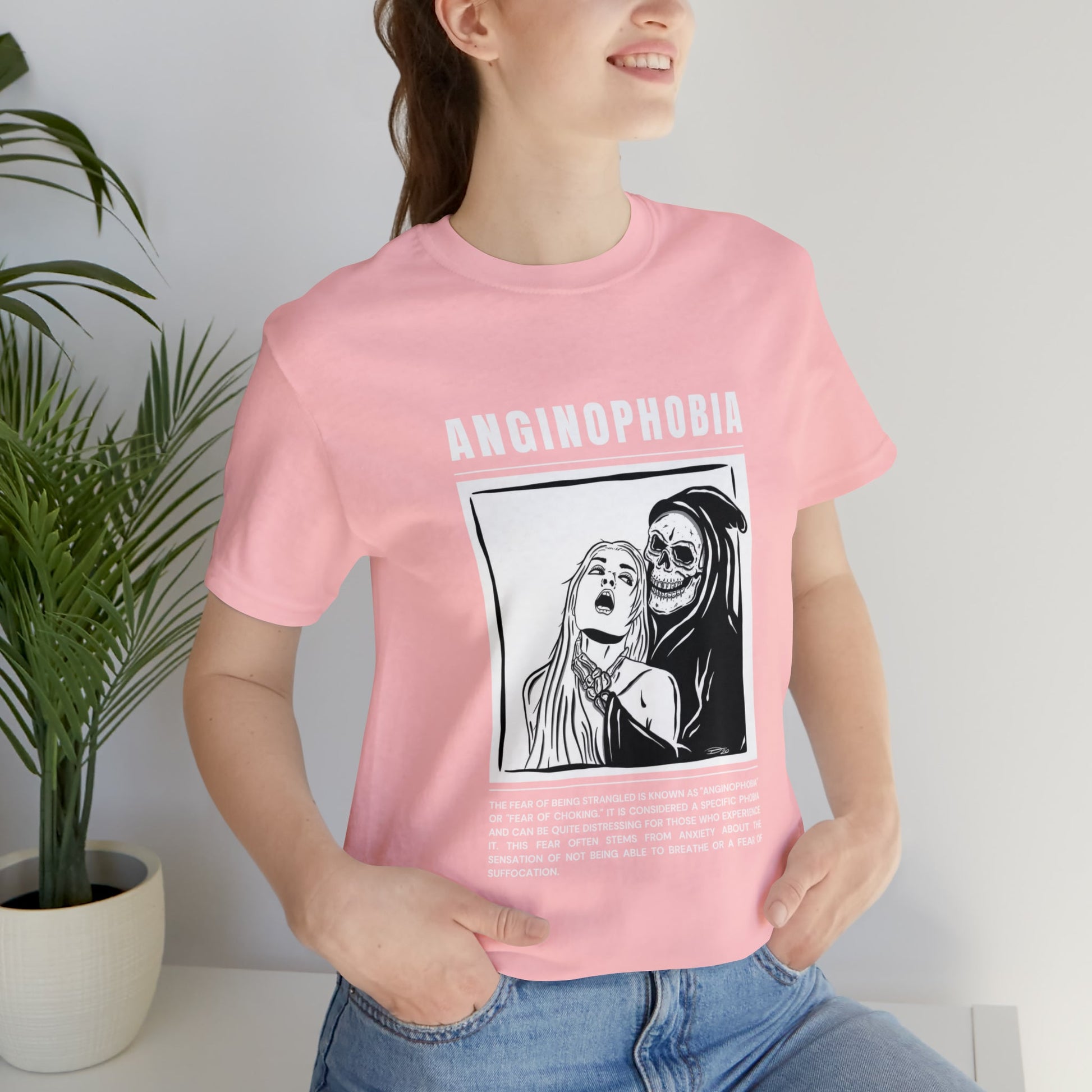 Anginophobia Fear of Being Strangled Halloween Tee - BRAZEN BUY thsirt shirt