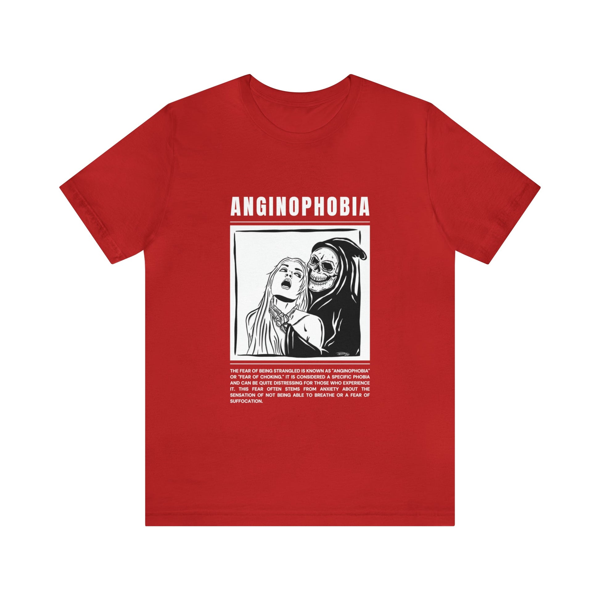 Anginophobia Fear of Being Strangled Halloween Tee - BRAZEN BUY thsirt shirt