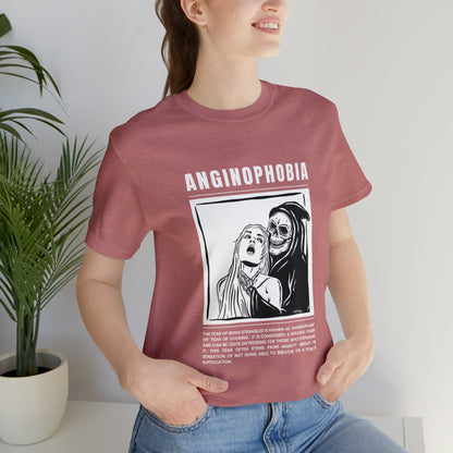 Anginophobia Fear of Being Strangled Halloween Tee - BRAZEN BUY thsirt shirt