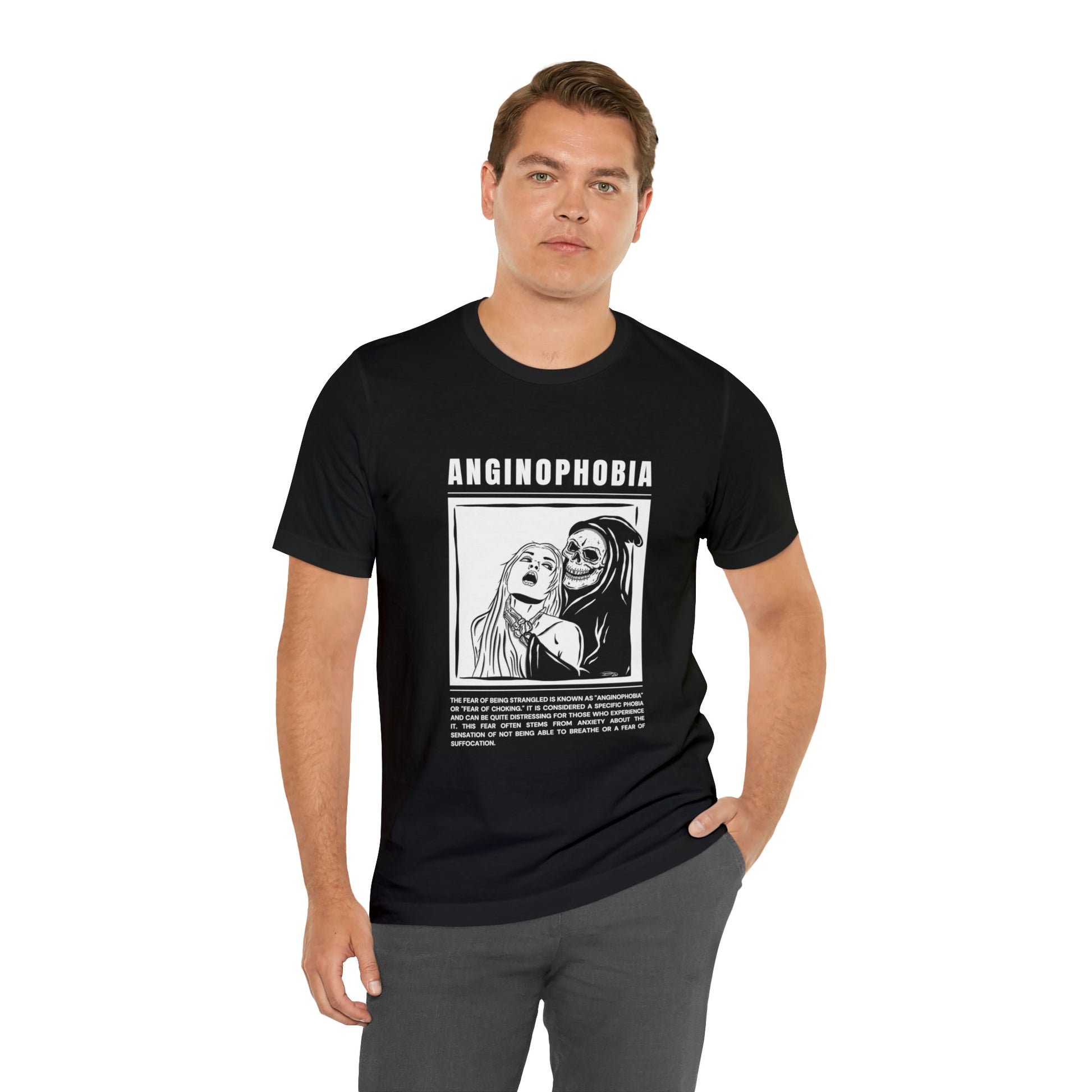Anginophobia Fear of Being Strangled Halloween Tee - BRAZEN BUY thsirt shirt