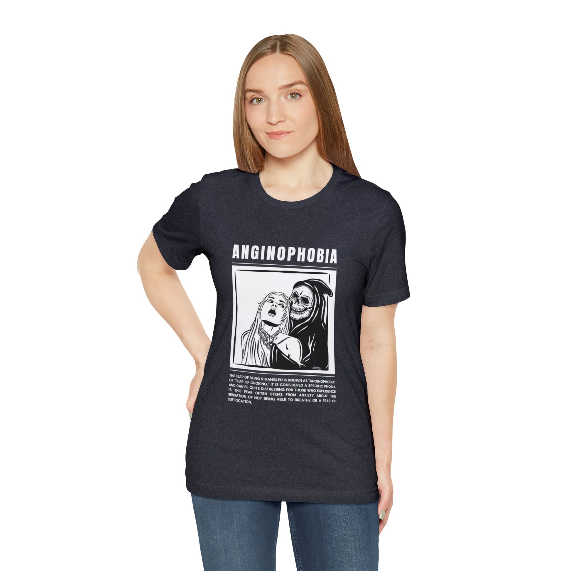 Anginophobia Fear of Being Strangled Halloween Tee - BRAZEN BUY thsirt shirt